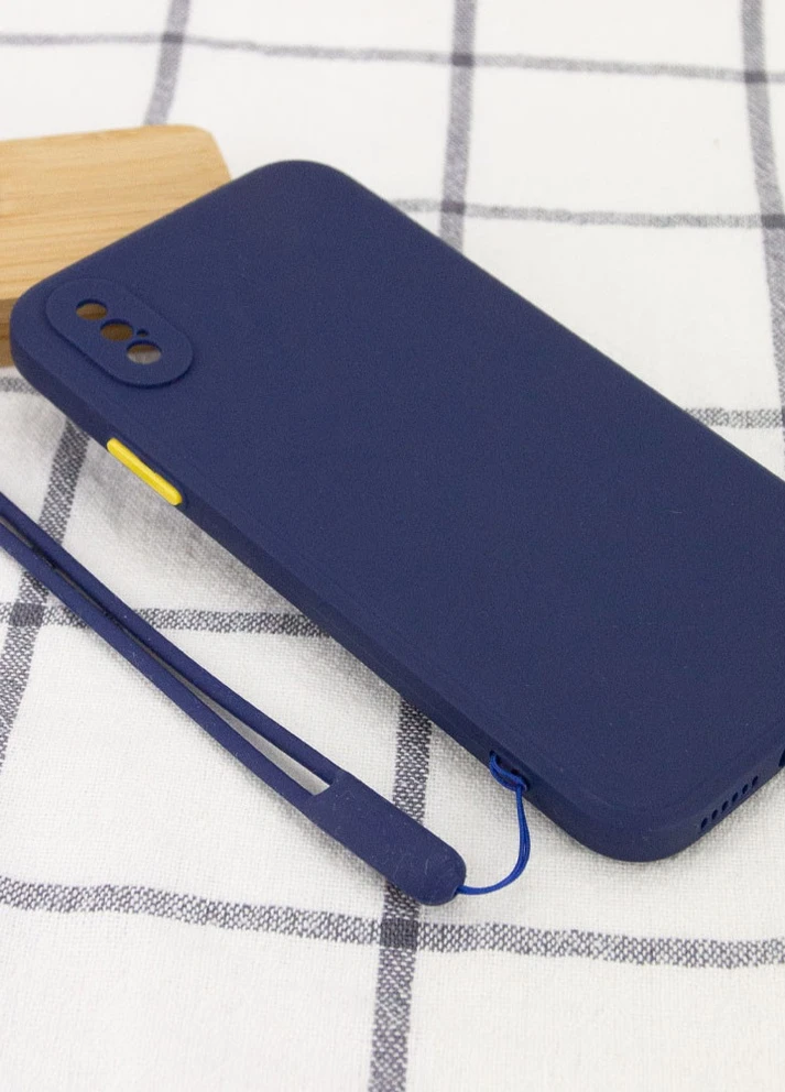 Чохол TPU Square Full Camera для Apple iPhone XS Max (6.5 ') Синій (is_00000042150_4) Epik (229726420)