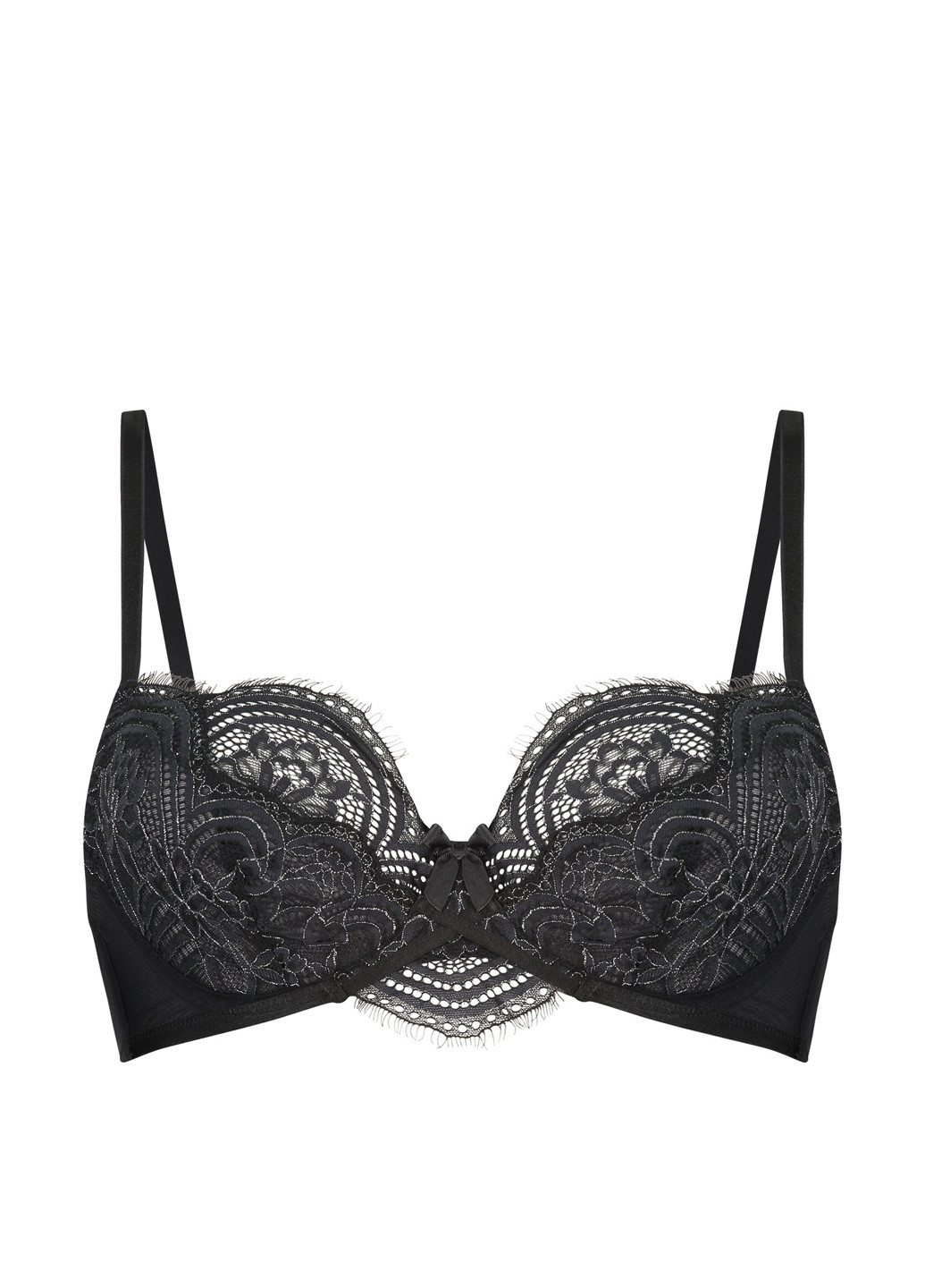 Чорний балконет бюстгальтер Hunkemoller з кісточками поліамід