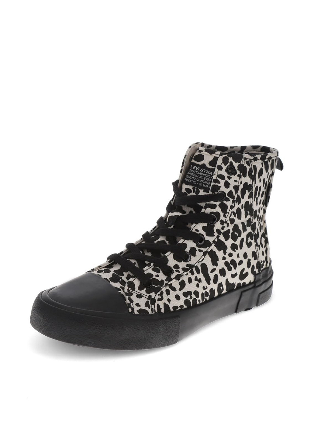 Черно-белые кеды Levi's