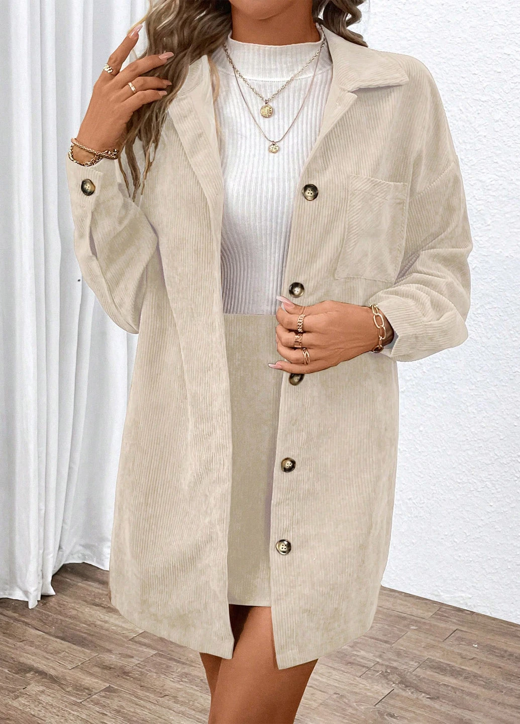Костюм (рубашка, юбка) SHEIN (311677400)