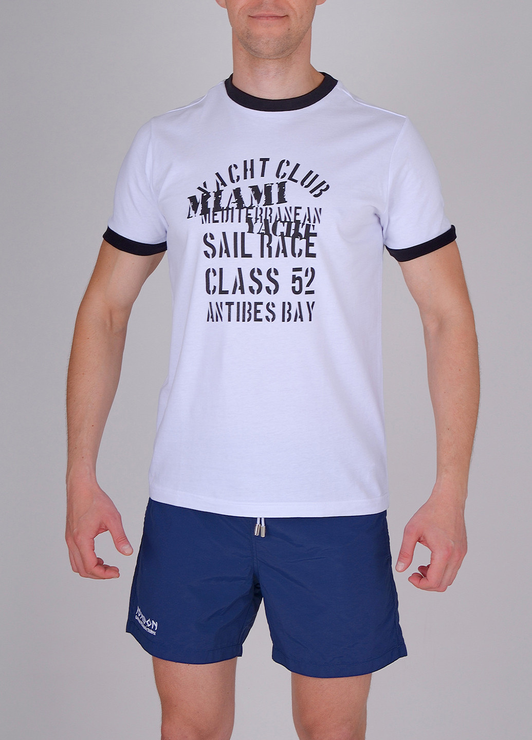 Белая футболка David