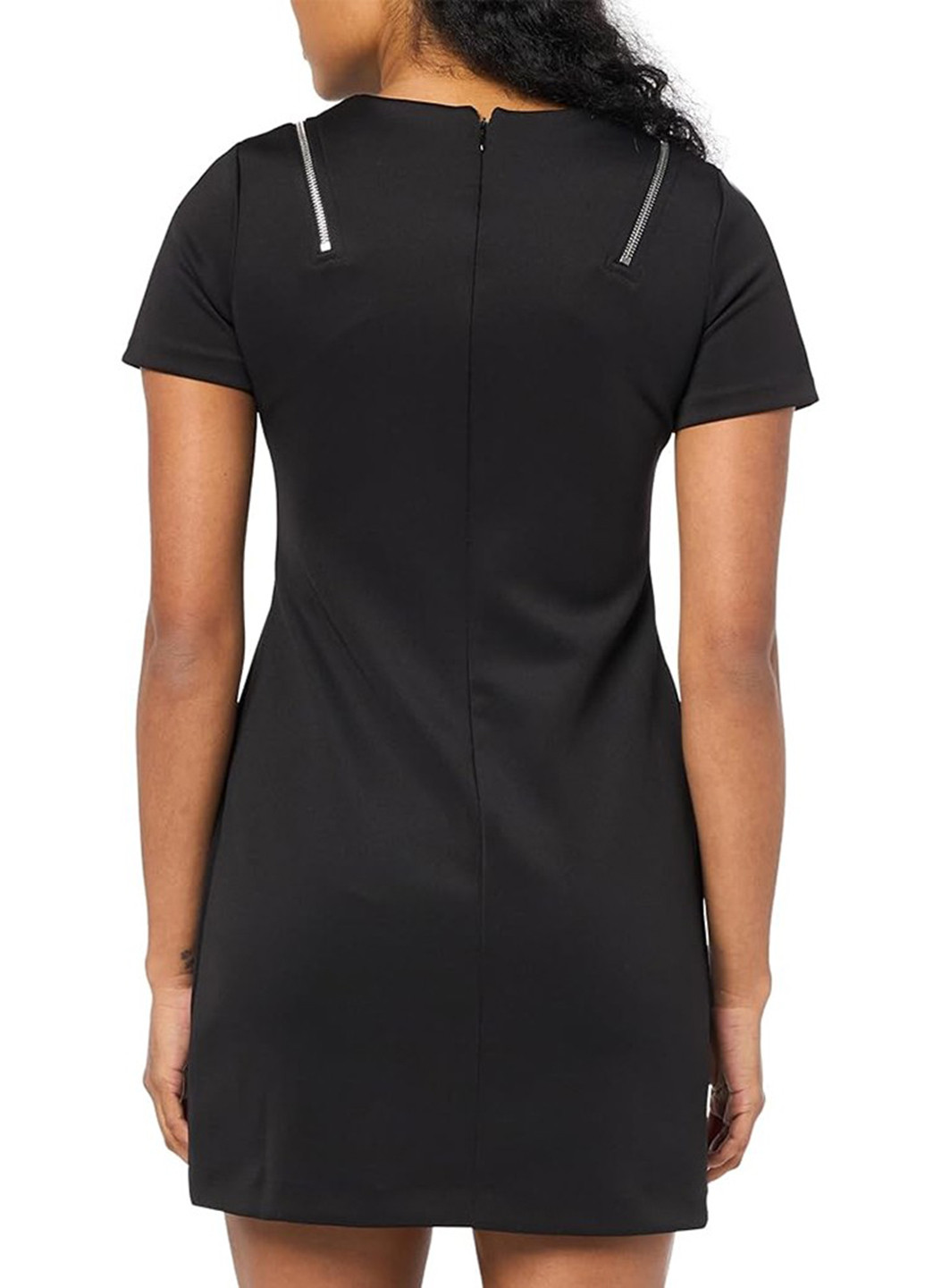 Черное кэжуал платье DKNY однотонное