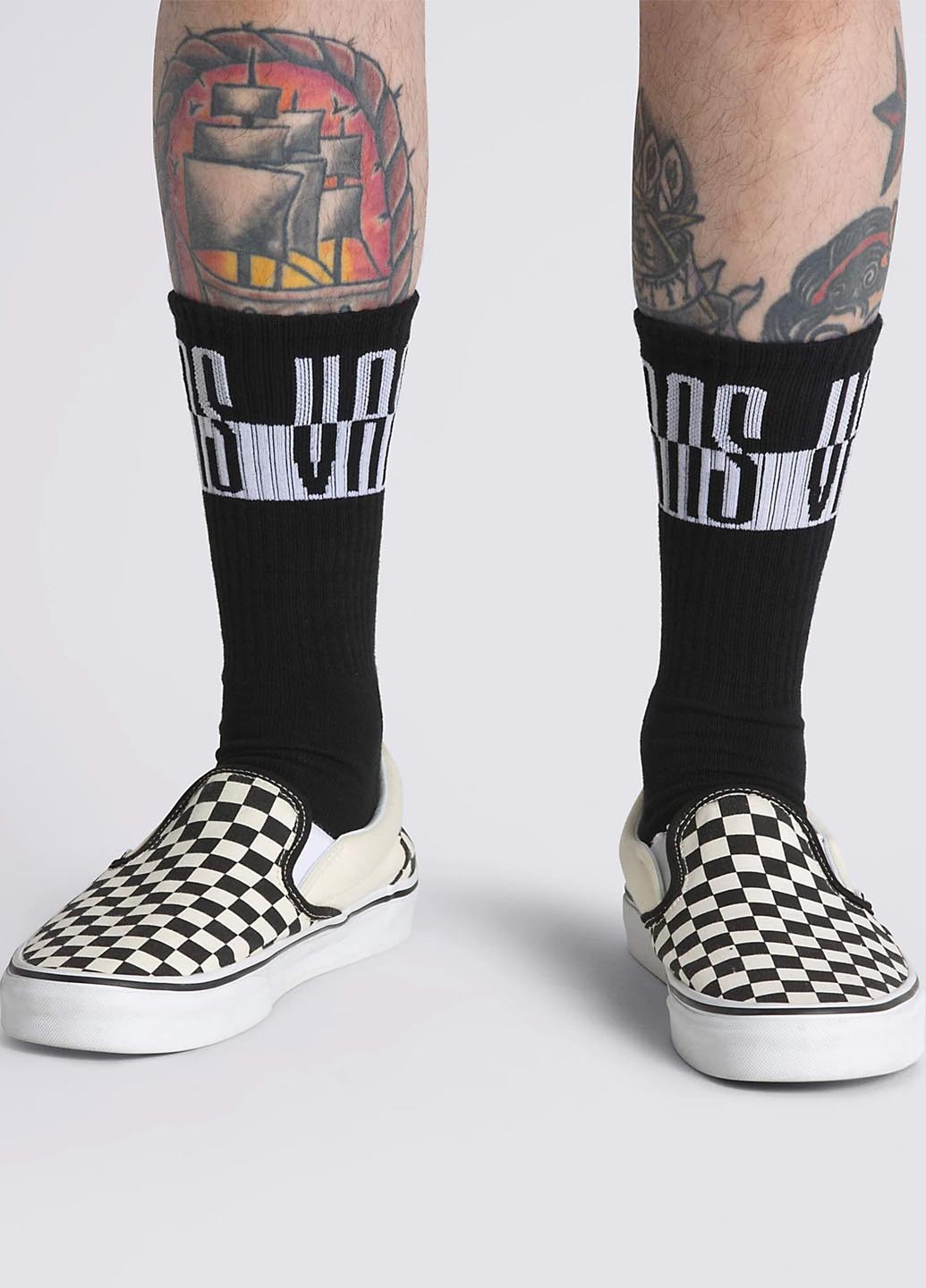 Чорні шкарпетки Vans логотипи (327373900)