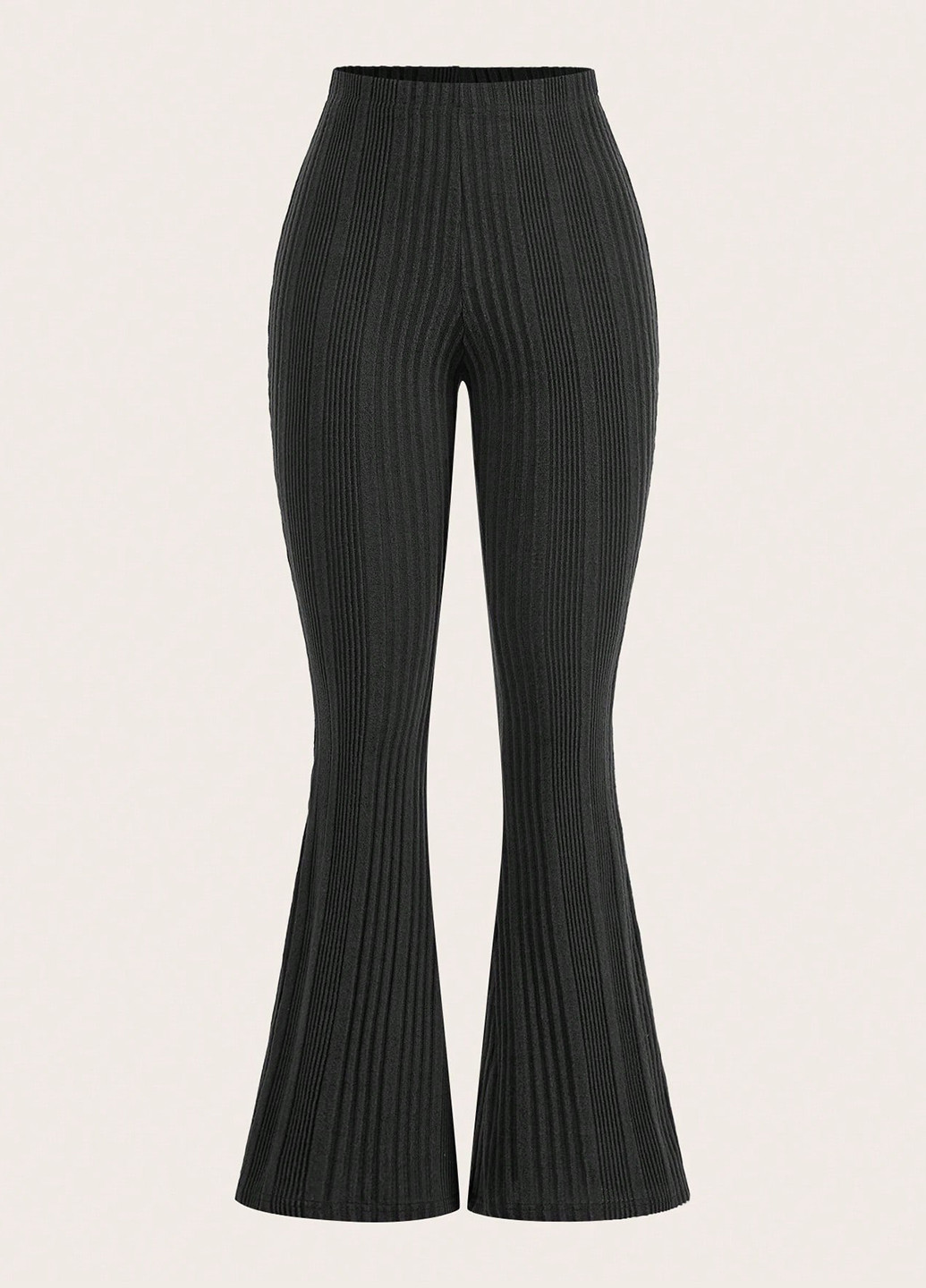 Комбинированные кэжуал демисезонные клеш брюки SHEIN