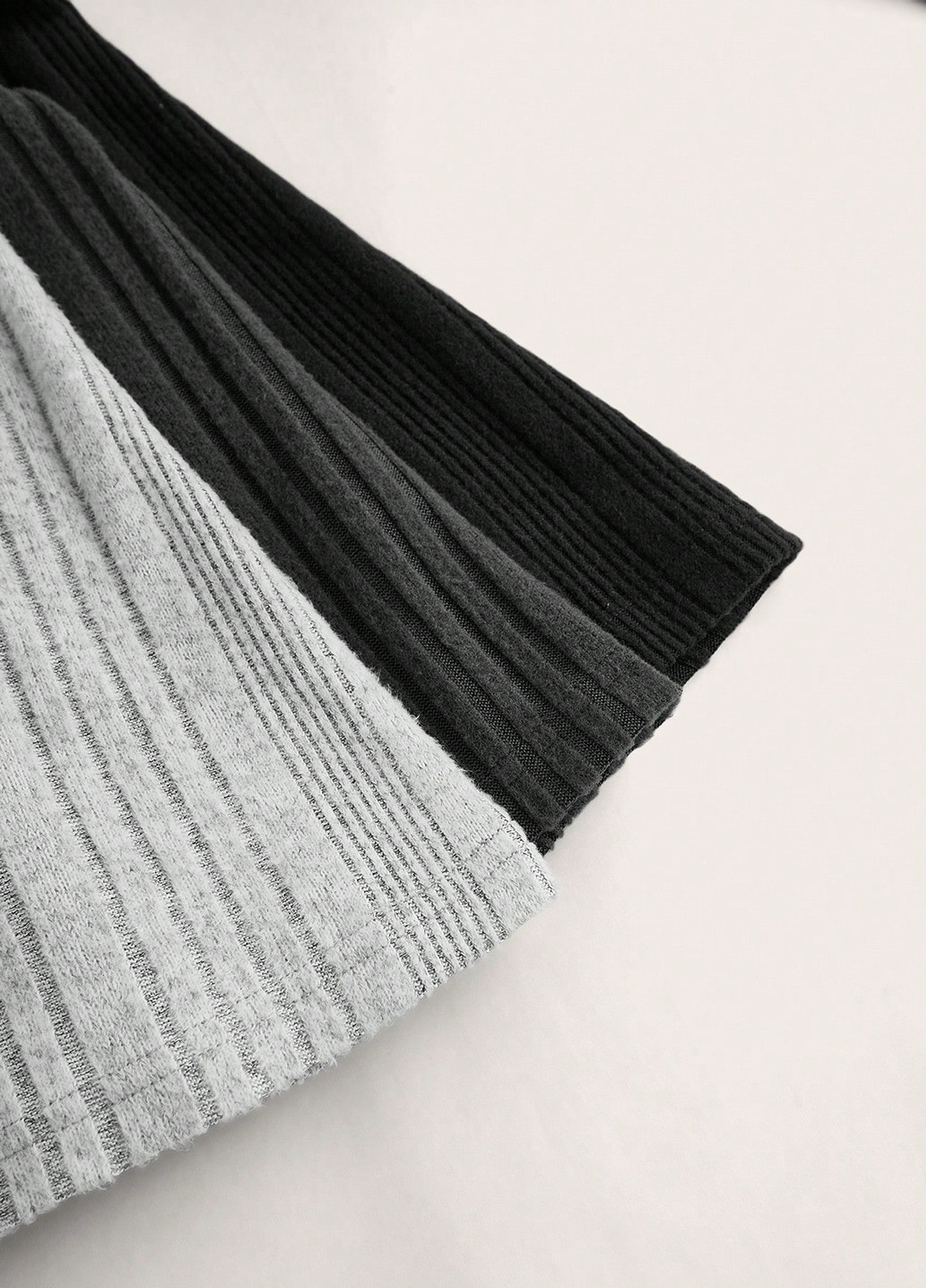 Комбинированные кэжуал демисезонные клеш брюки SHEIN