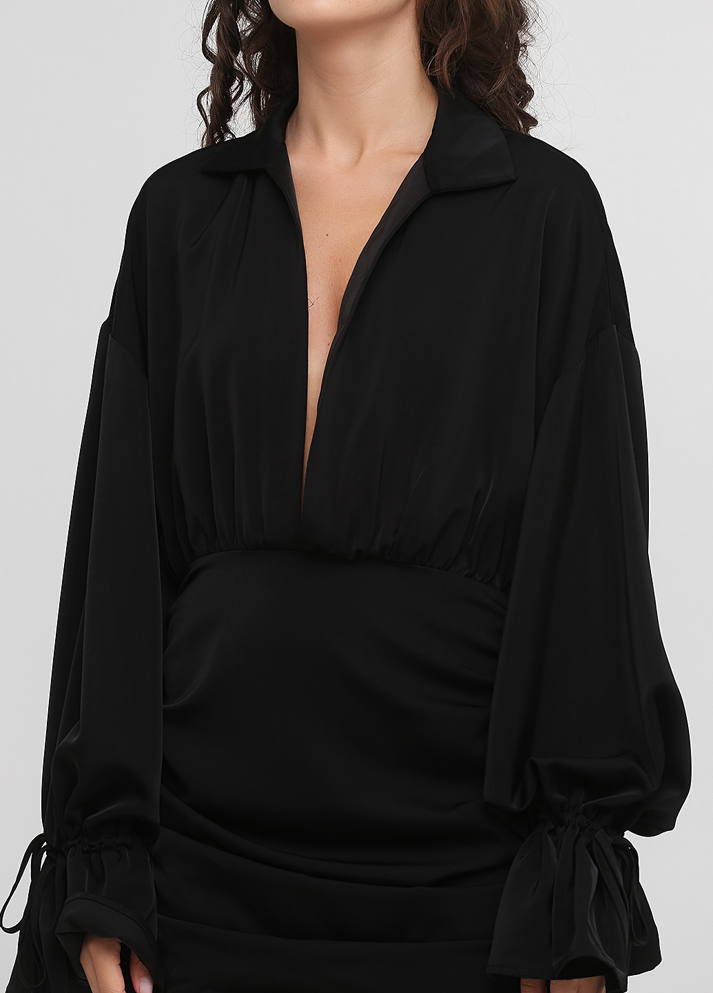 Черное кэжуал платье MissPap однотонное