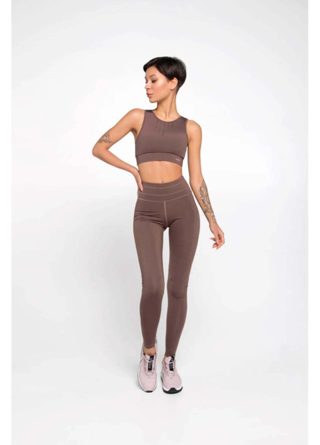 Комплект (легінси, топ) Designed for fitness Pixel (249976821)
