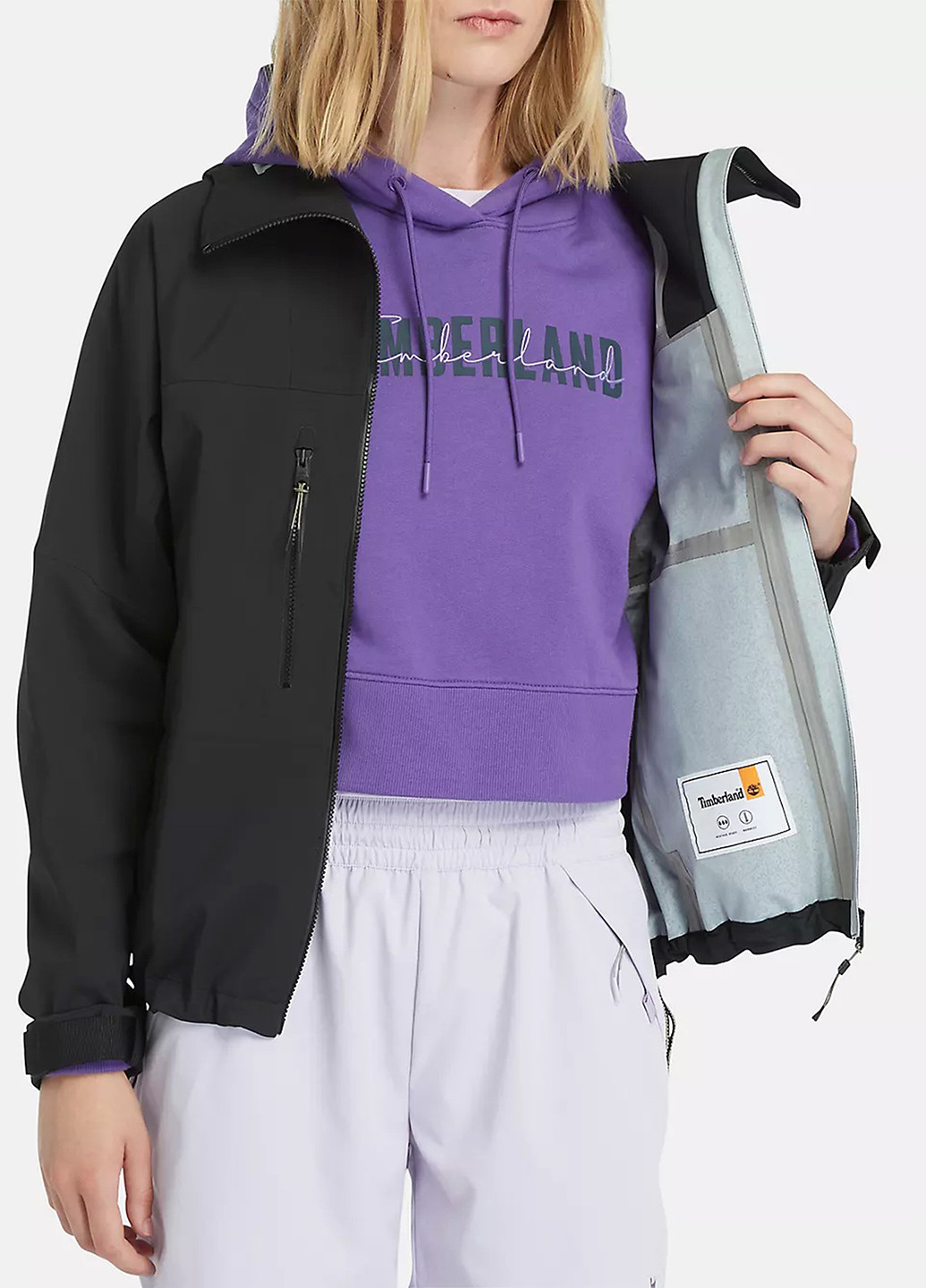 Черная демисезонная куртка Timberland