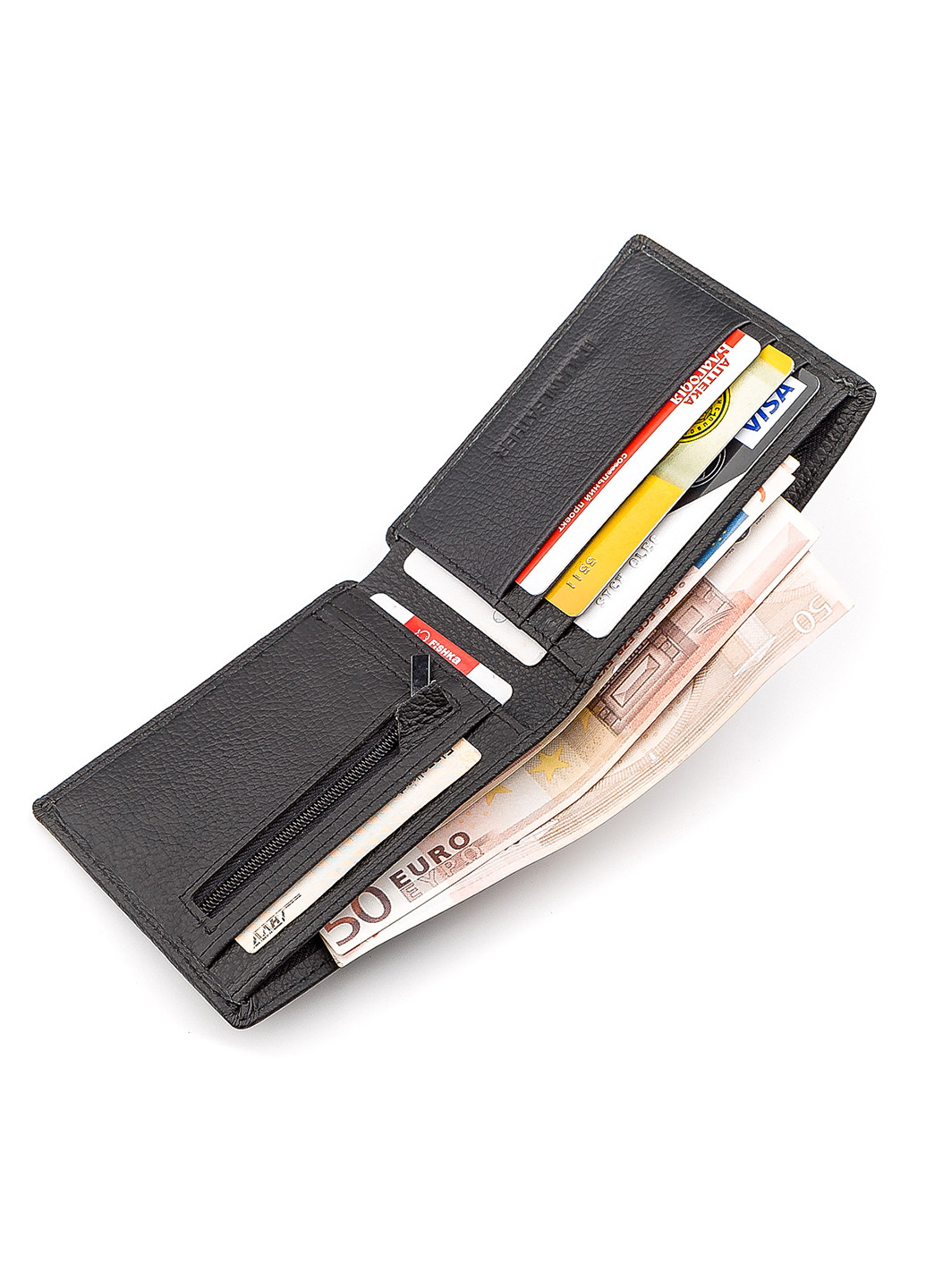 Чоловічий шкіряний гаманець 11,5х9х2,5 см st leather (252133712)