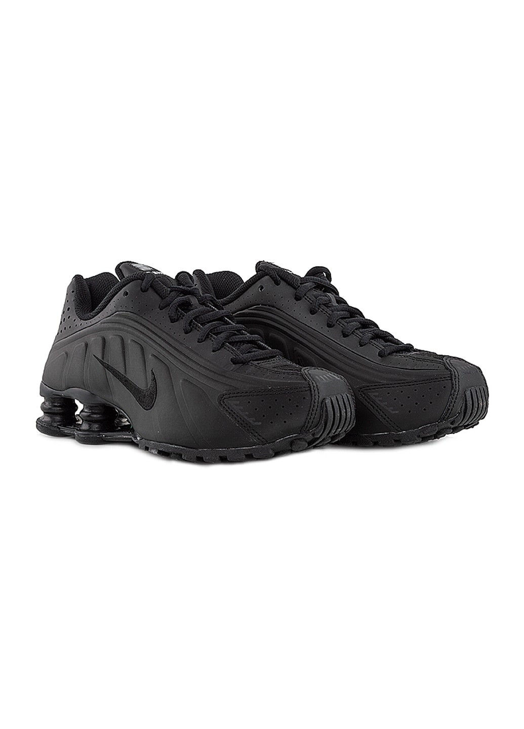 Черные демисезонные кроссовки shox r4 bg Nike