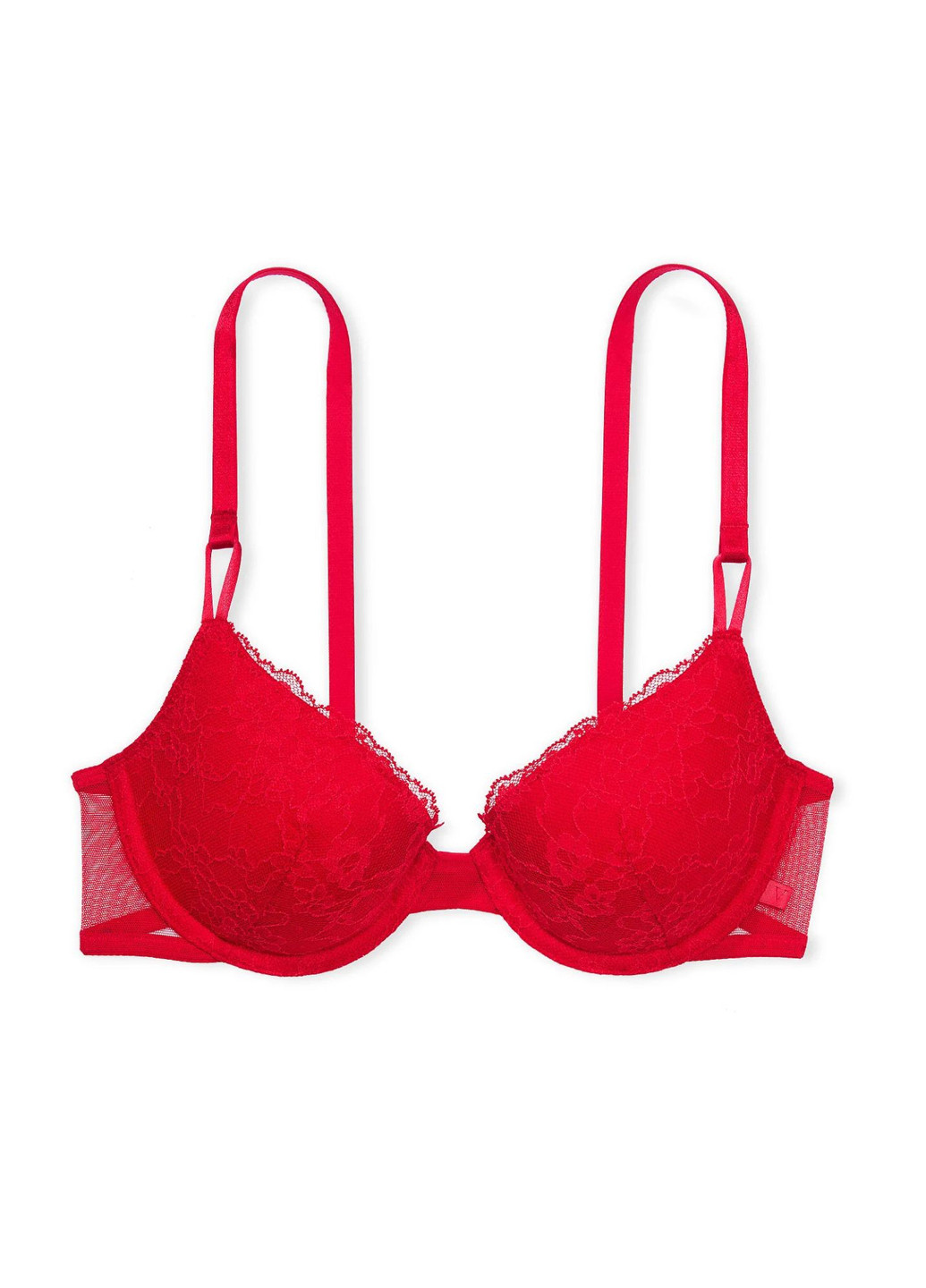 Червоний демісезонний комплект (бюстгальтер, трусики) Victoria's Secret