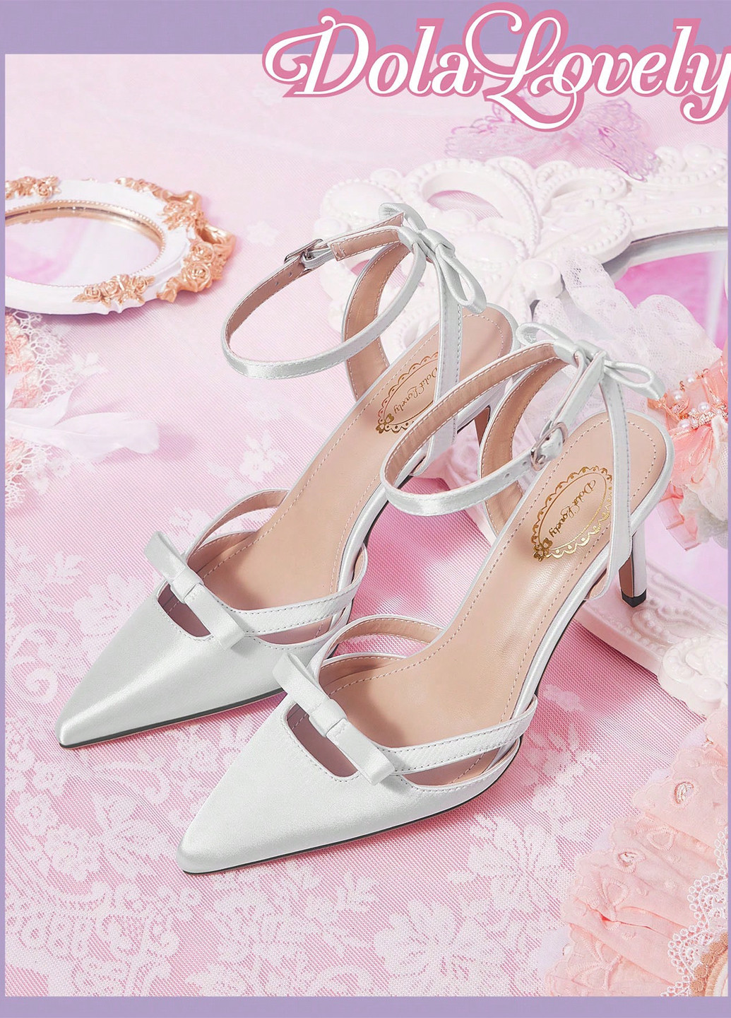 SHEIN Туфли слингбеки белый з текстиль, китай — лето (365497223)