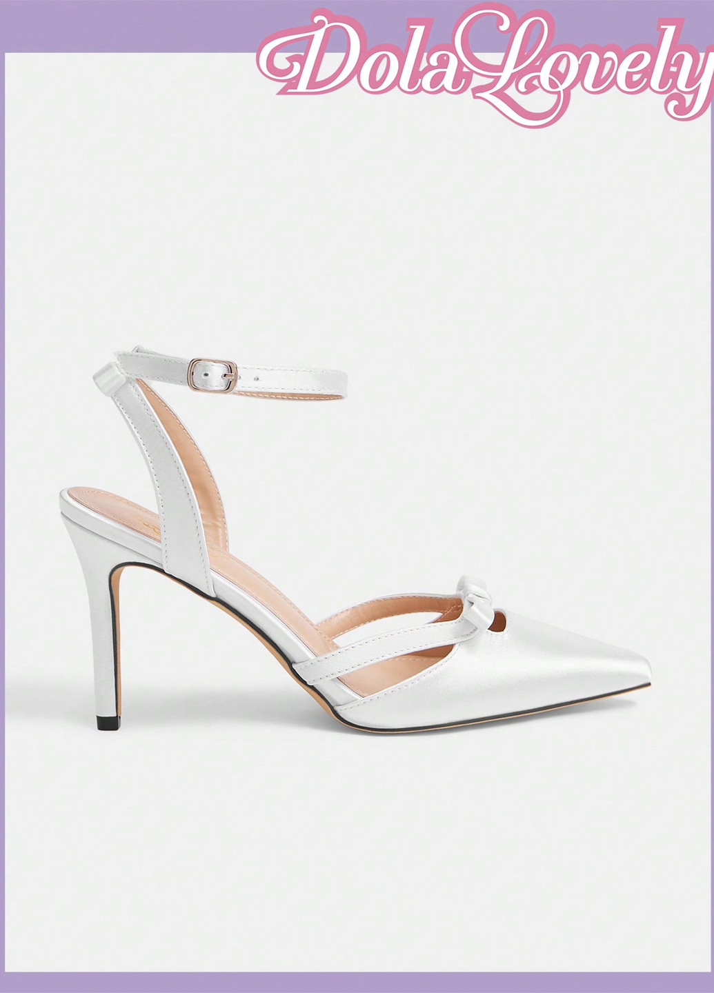 SHEIN Туфли слингбеки белый з текстиль, китай — лето (365497223)