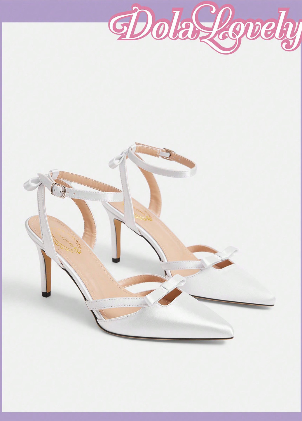 SHEIN Туфли слингбеки белый з текстиль, китай — лето (365497223)