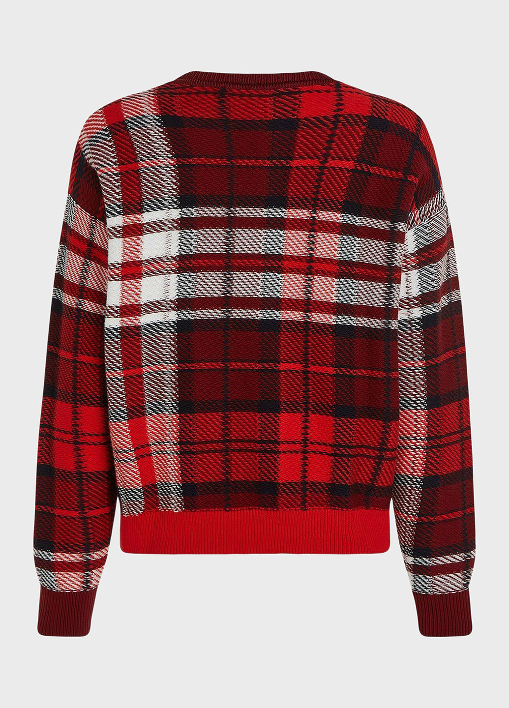 Красный зимний свитер джемпер Tommy Hilfiger