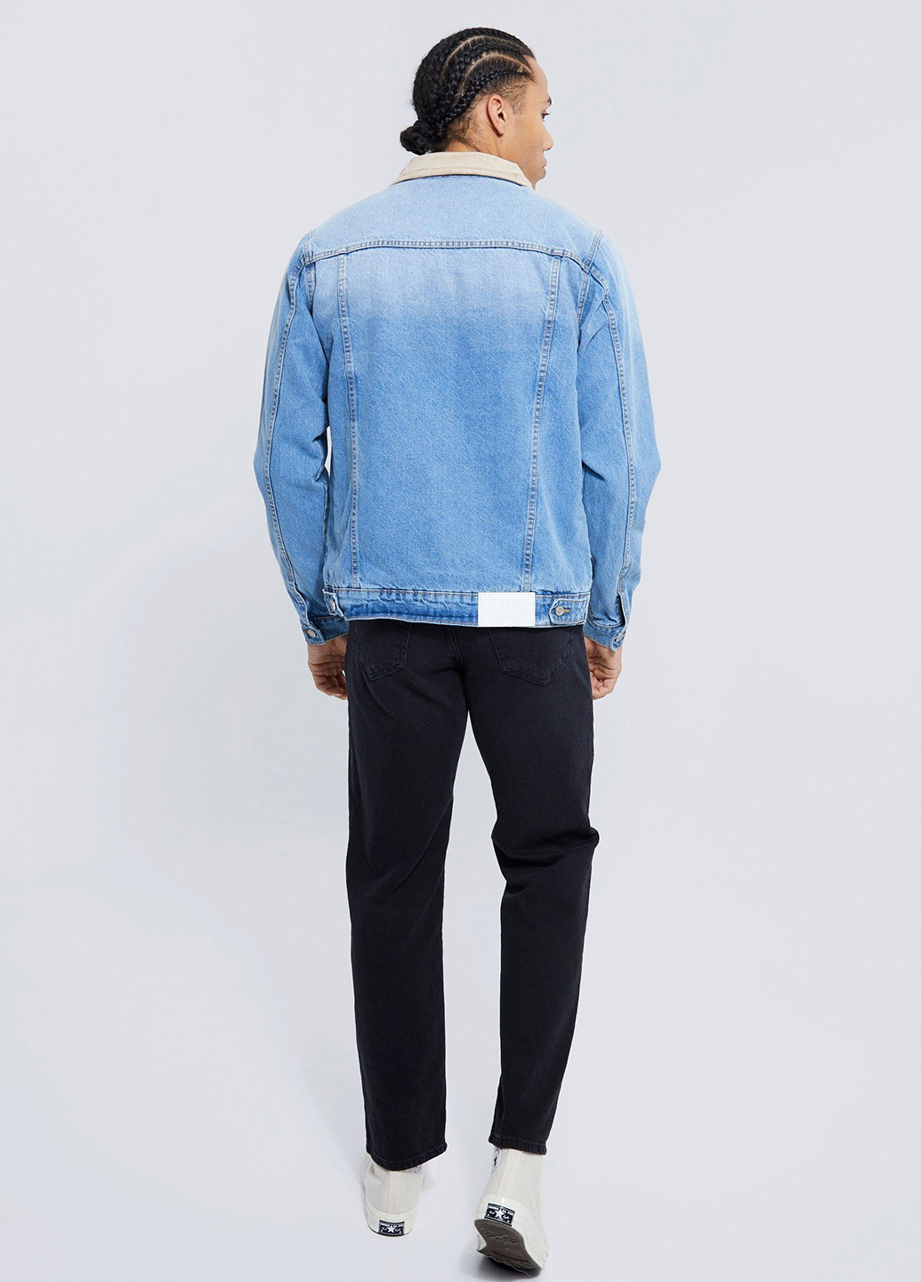 Светло-синяя демисезонная куртка Boohoo