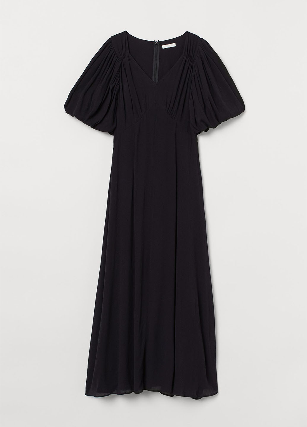 Чорна кежуал сукня H&M однотонна