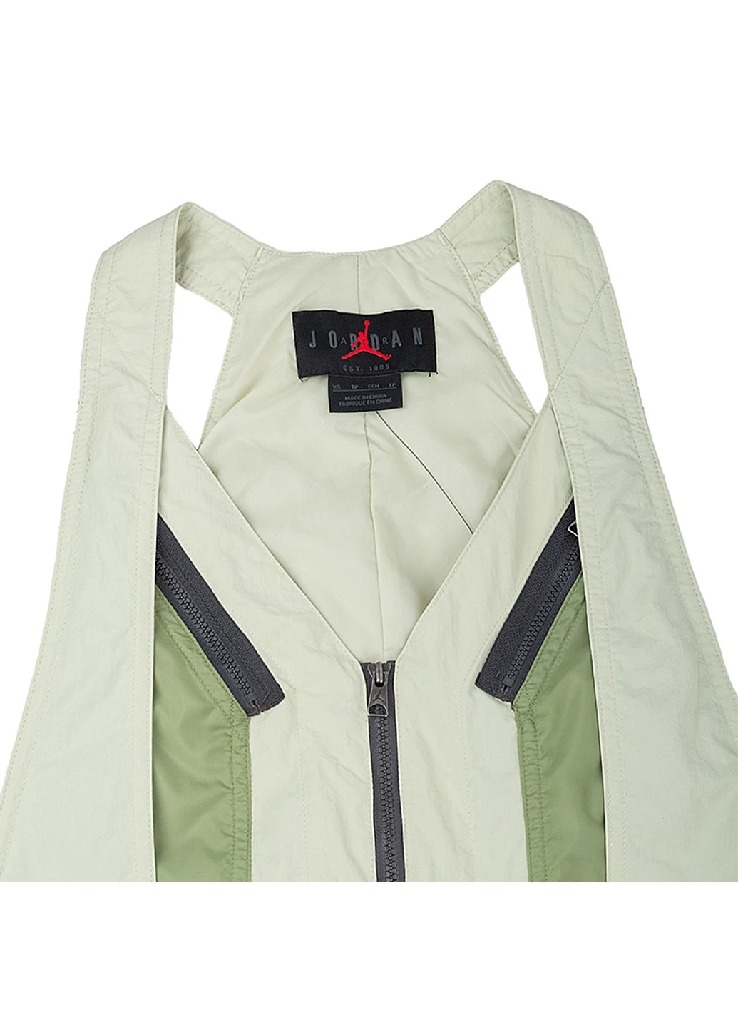 Салатовая демисезонная жилетка w j 23e vest Jordan