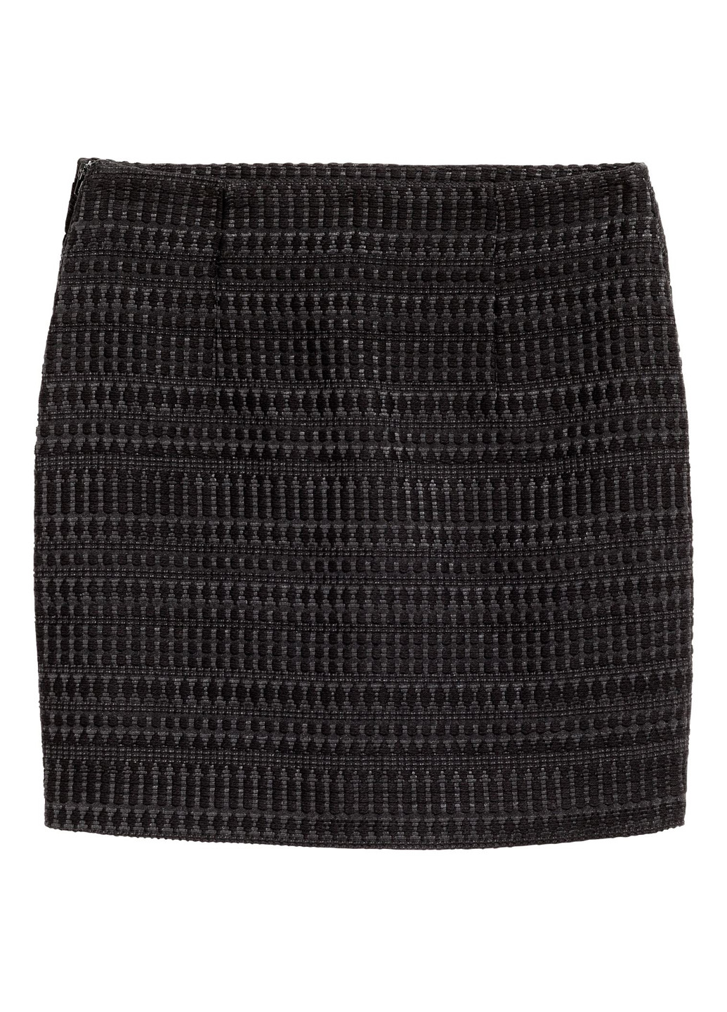 Черная однотонная юбка H&M