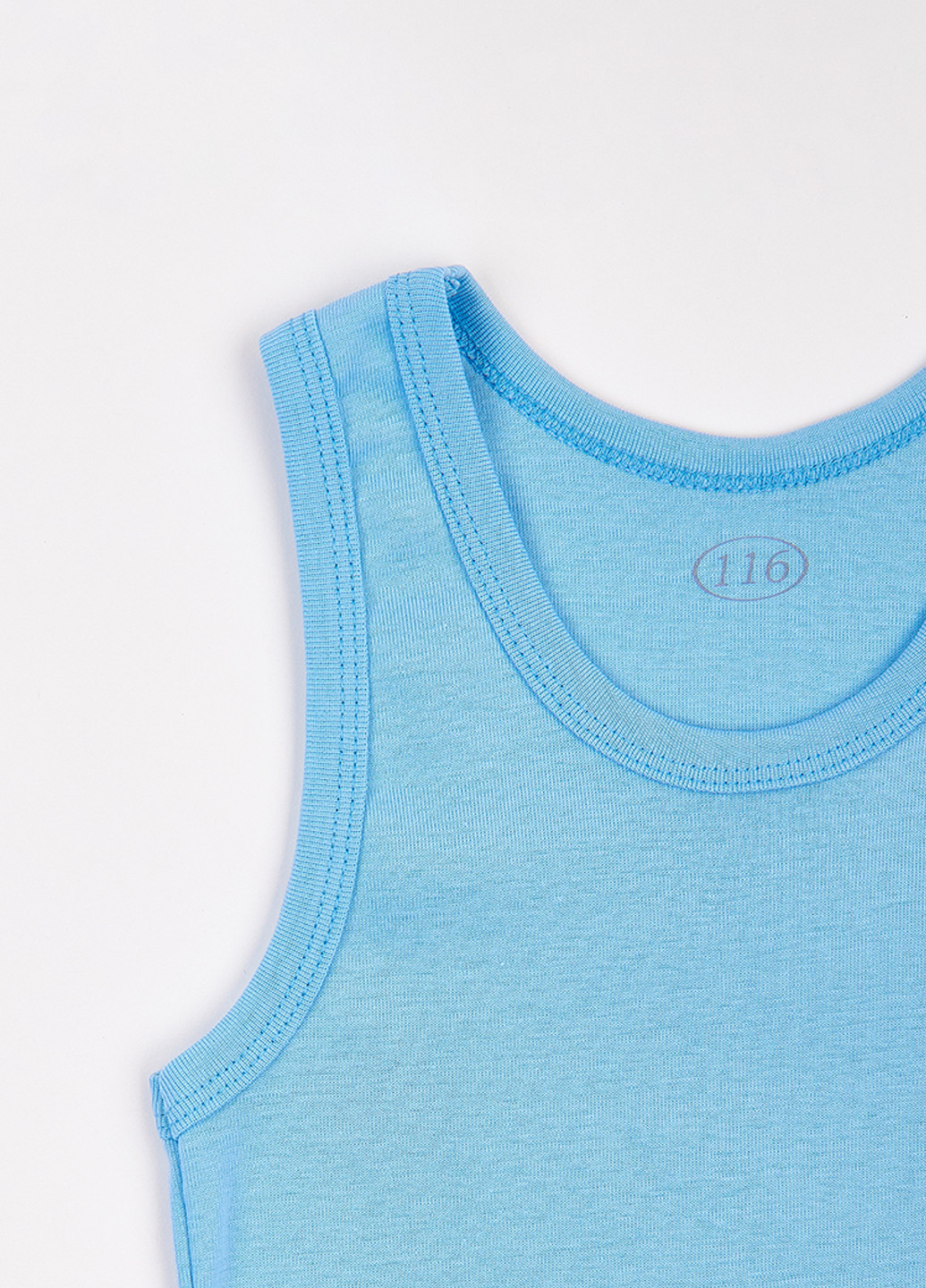 Голубой демисезонный комплект (майка, трусы) Фламинго