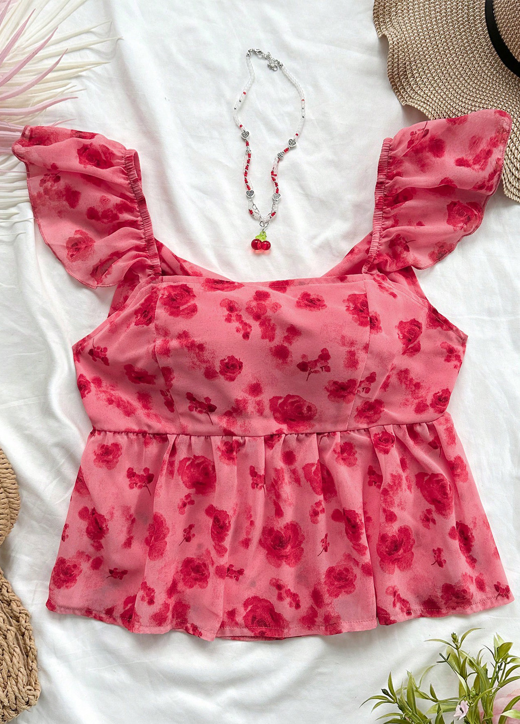 Розовая блуза SHEIN