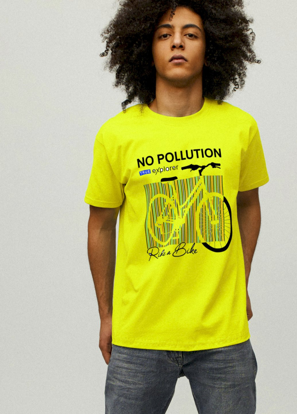 Жовта футболка чоловіча YAPPI