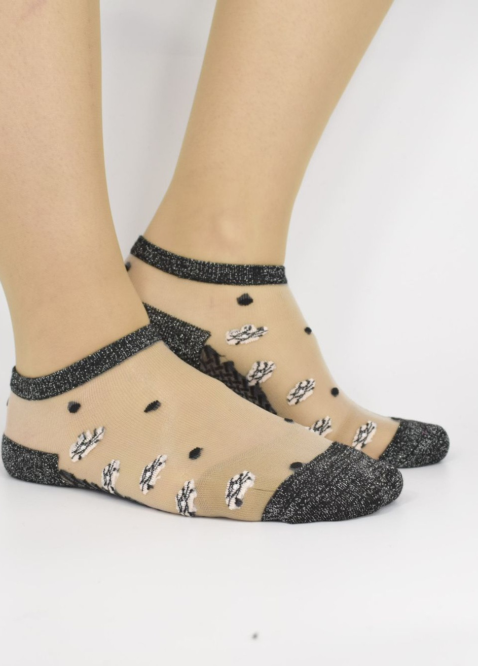 Качественные женские носки с узором Kaprizo абстрактные комбинированные повседневные