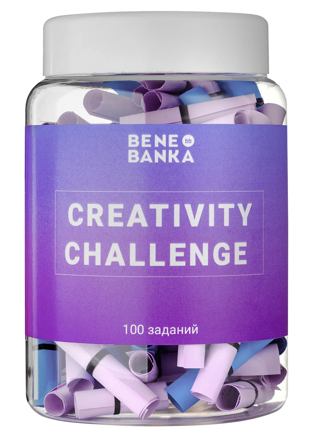 Баночка з завданнями "Creativity Challenge" російська мова Bene Banka (200653604)