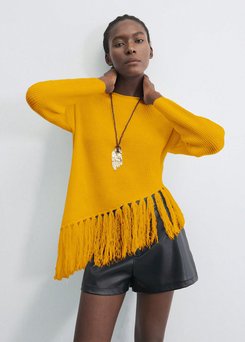 Желтый демисезонный джемпер джемпер SHEIN