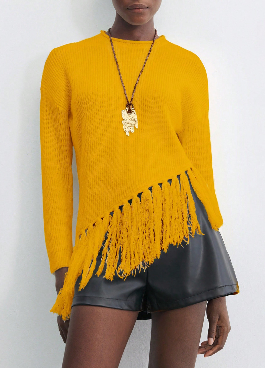 Желтый демисезонный джемпер джемпер SHEIN