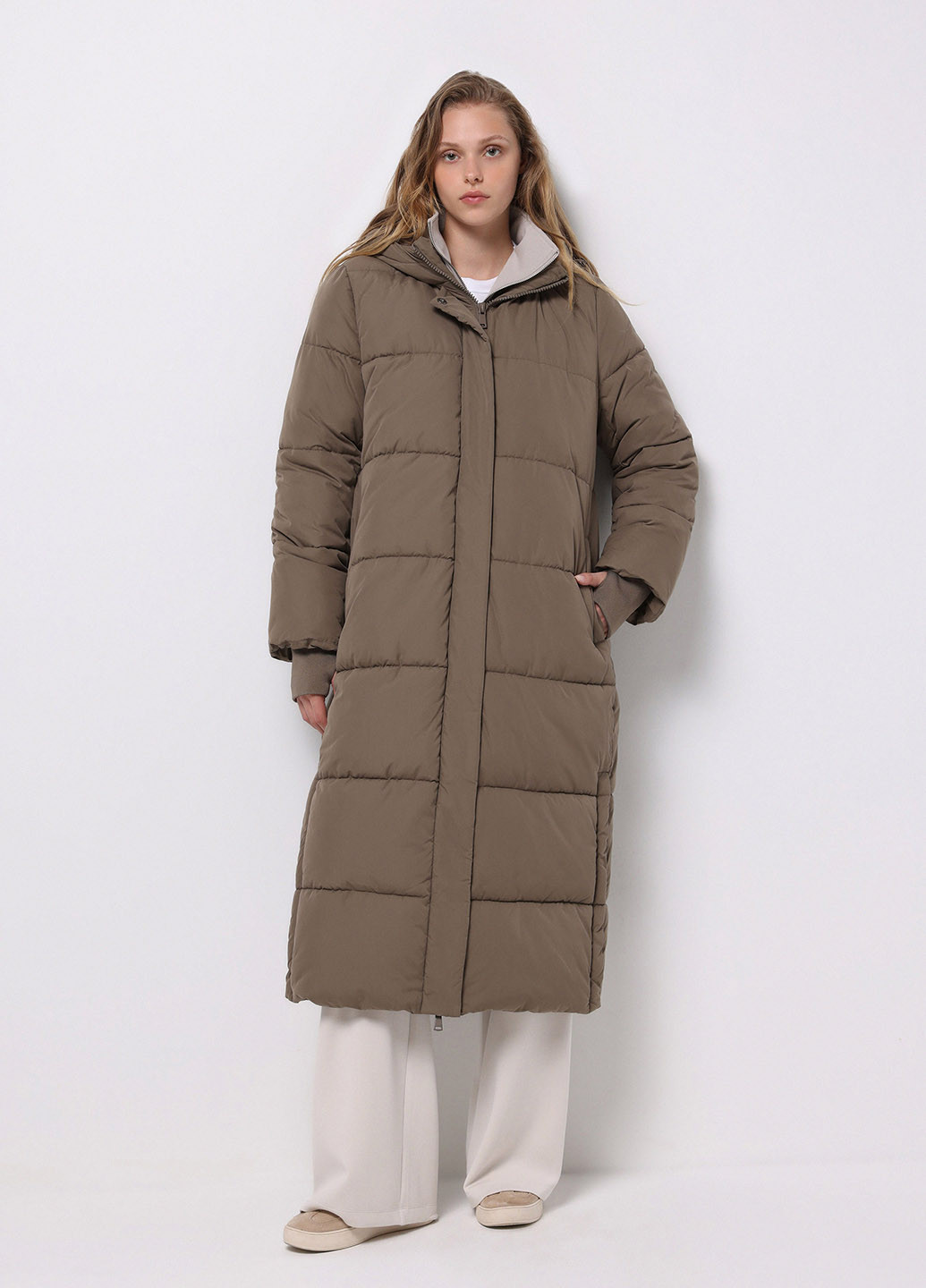 Коричнева зимня куртка куртка-пальто Colin's