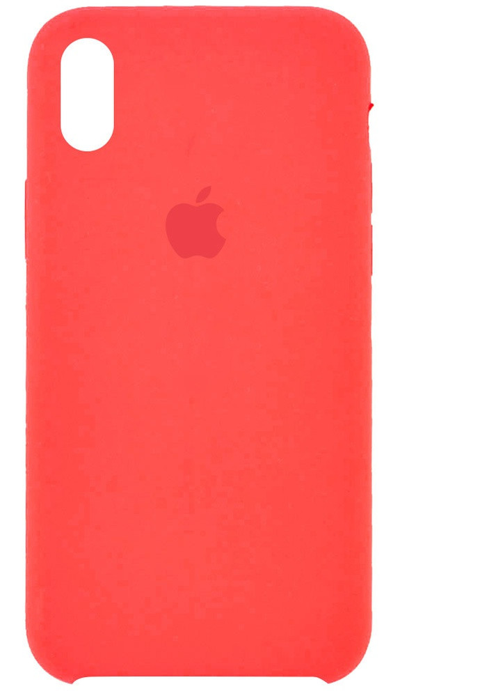 Чохол Silicone Case (AA) для Apple iPhone X (5.8 ') / XS (5.8') Помаранчевий / Pink citrus (is_00000027869_99) Epik (229727447)