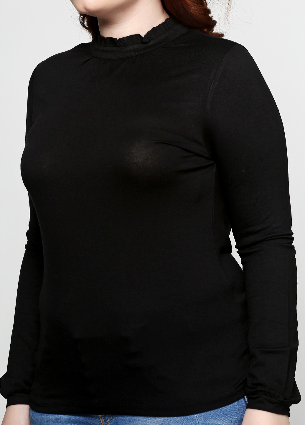 Черная демисезонная блуза Soaked
