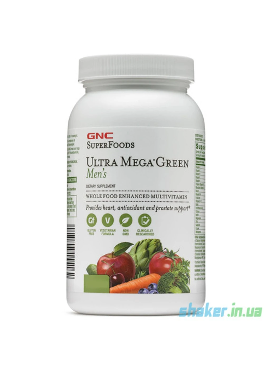Вітаміни для чоловіків Ultra Mega Green Mens (60 капс) GNC (255409695)