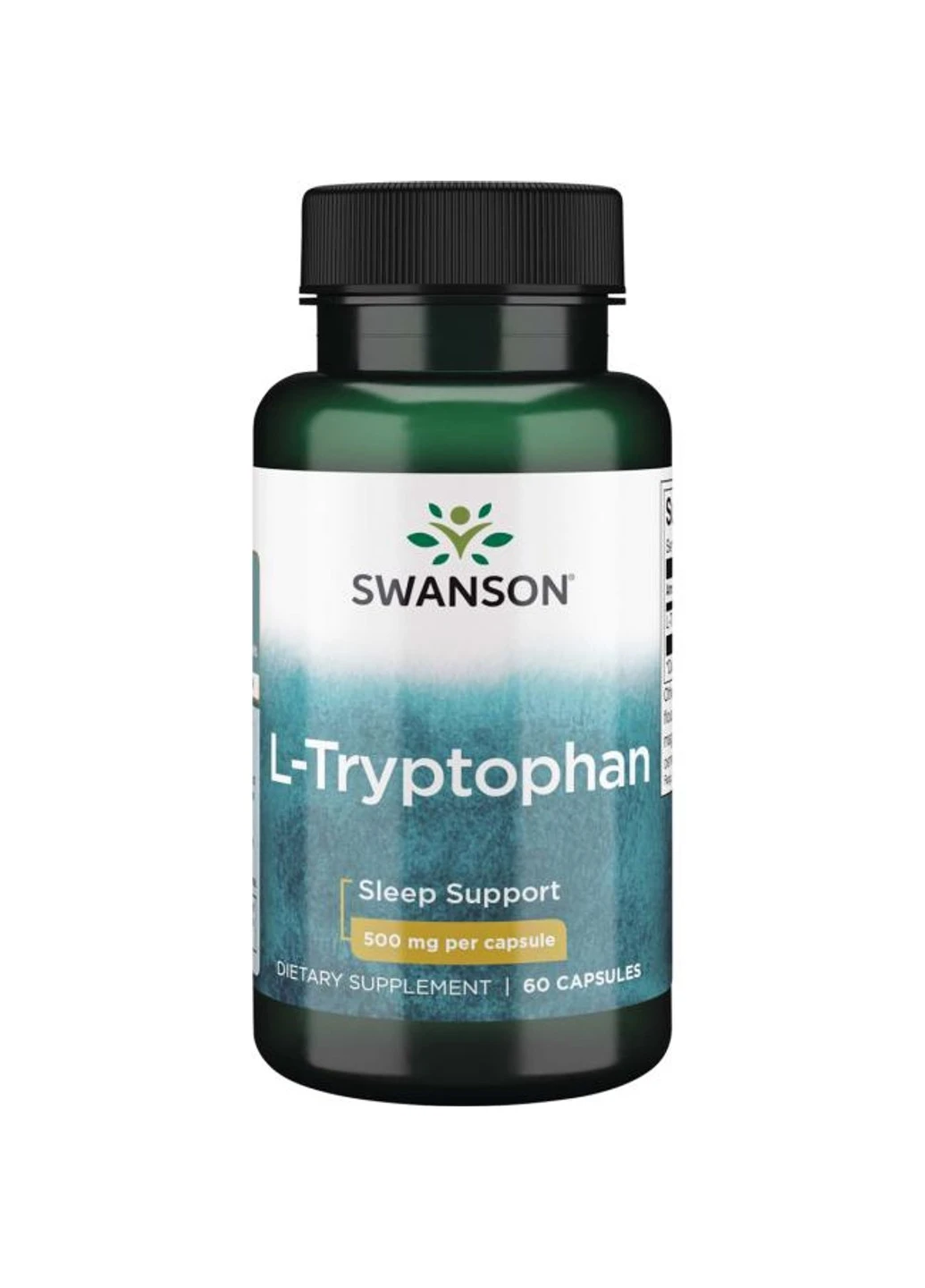 L-триптофан L-Tryptophan 500 mg 60 капсул Swanson (255362973)