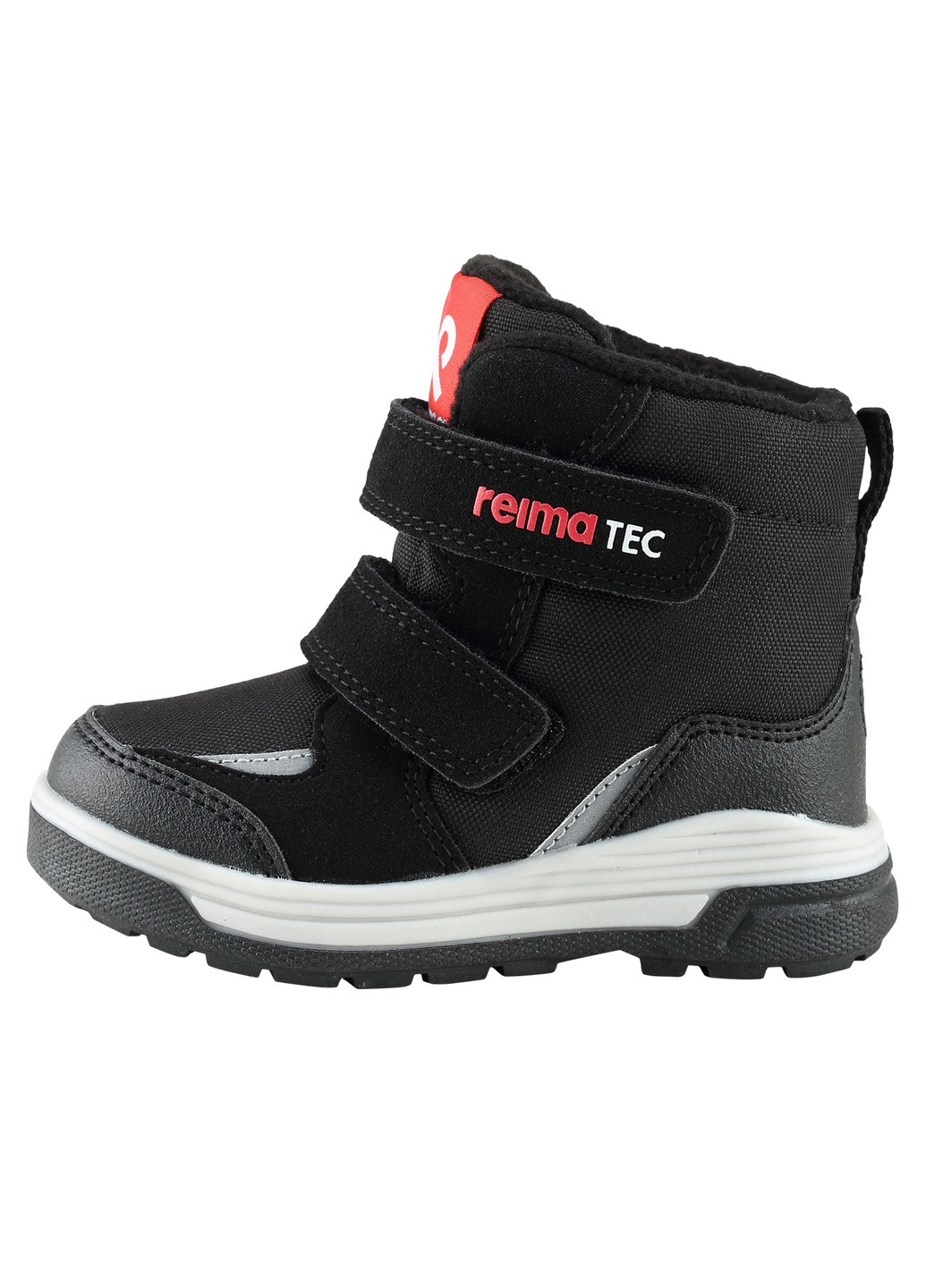 Черные зимние ботинки на липучках Reima