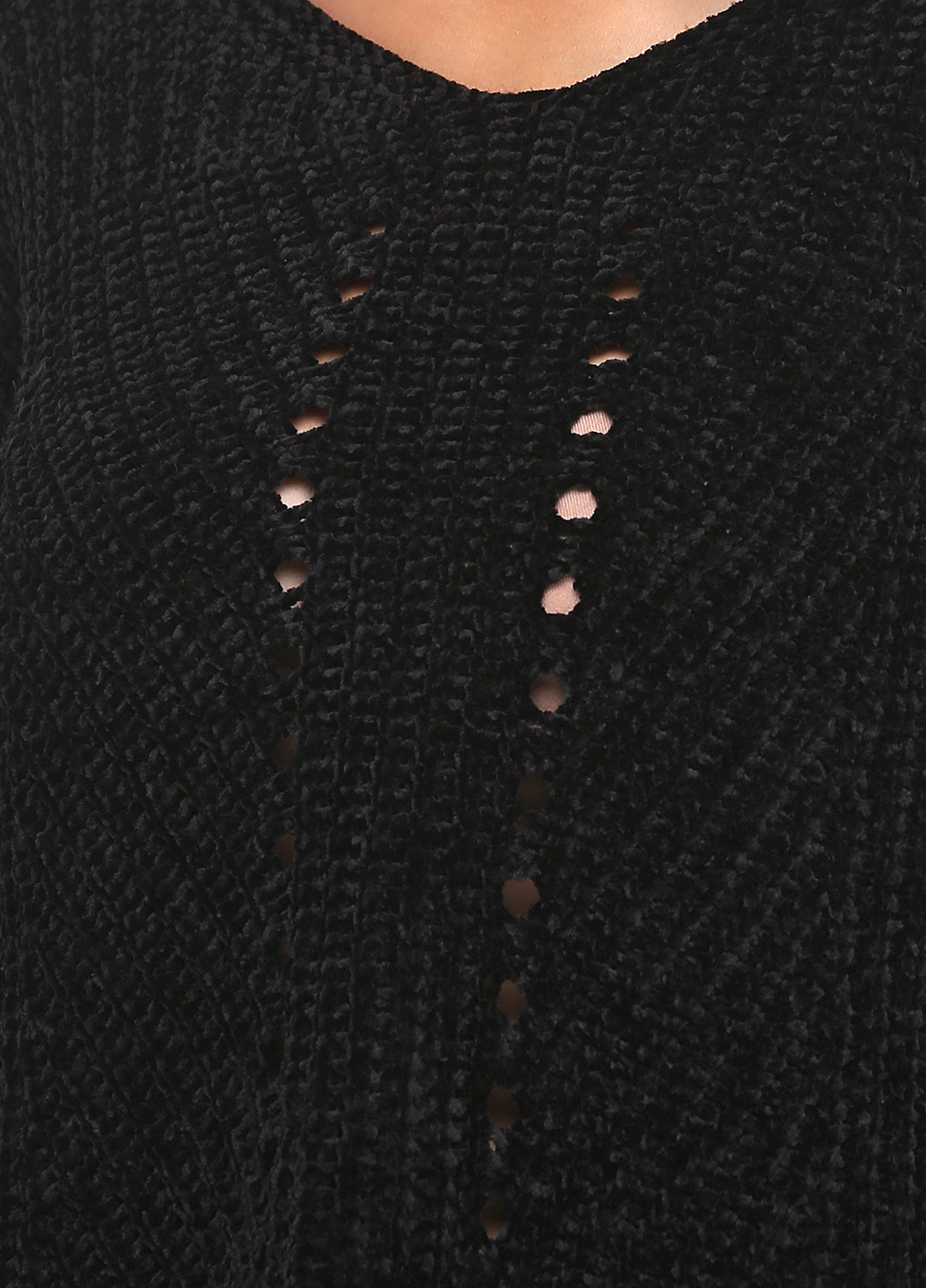 Чорний демісезонний пуловер пуловер Sassofono
