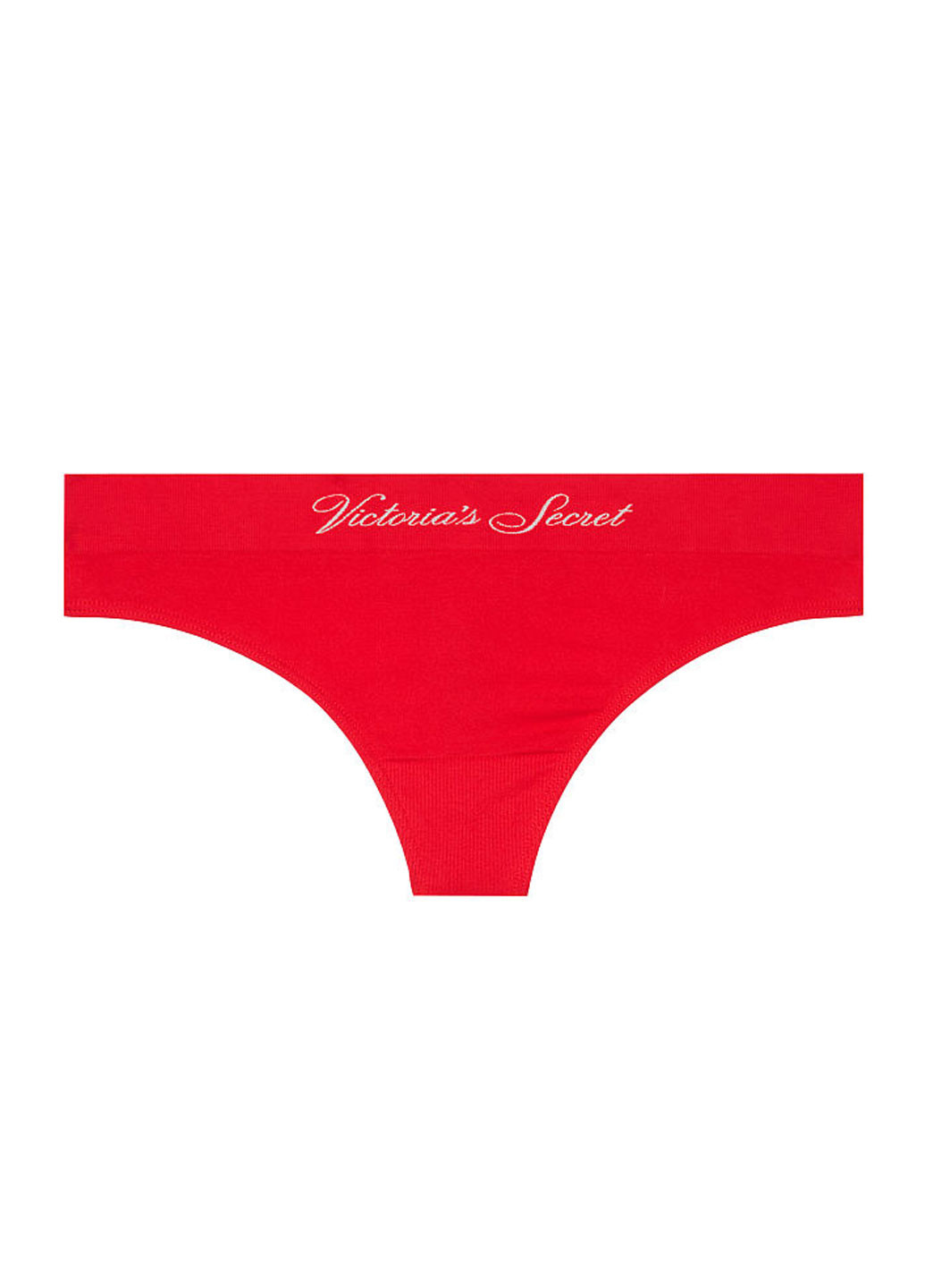 Трусы Victoria's Secret стринги логотипы красные повседневные трикотаж