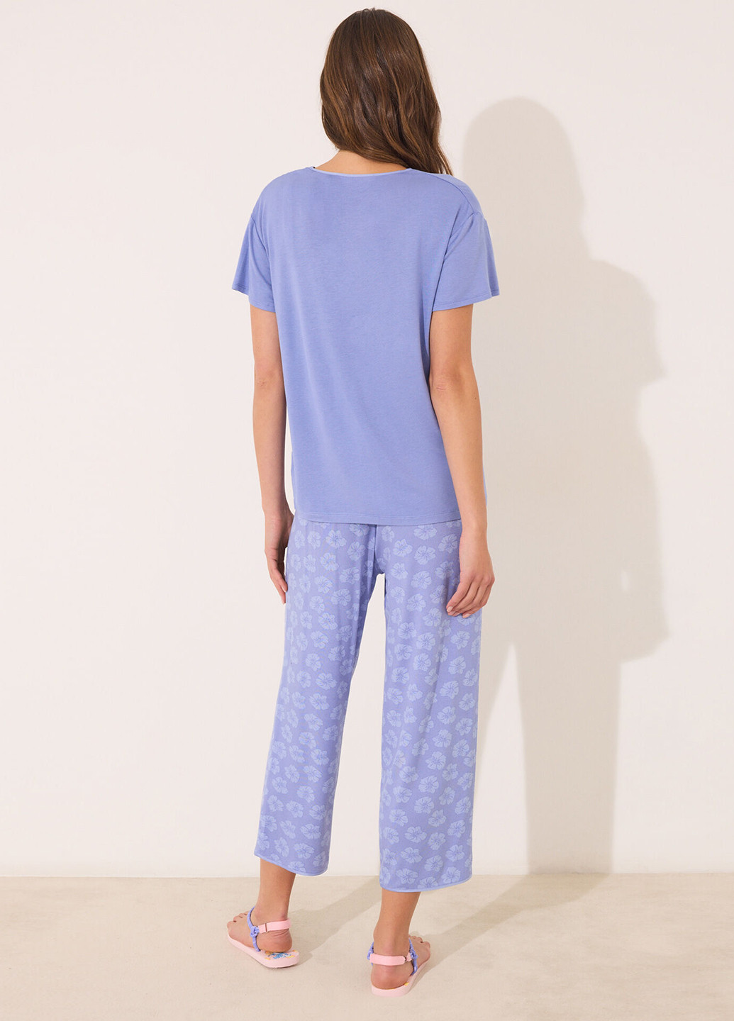 Синя всесезон піжама (футболка, штани) футболка + штани Women'secret