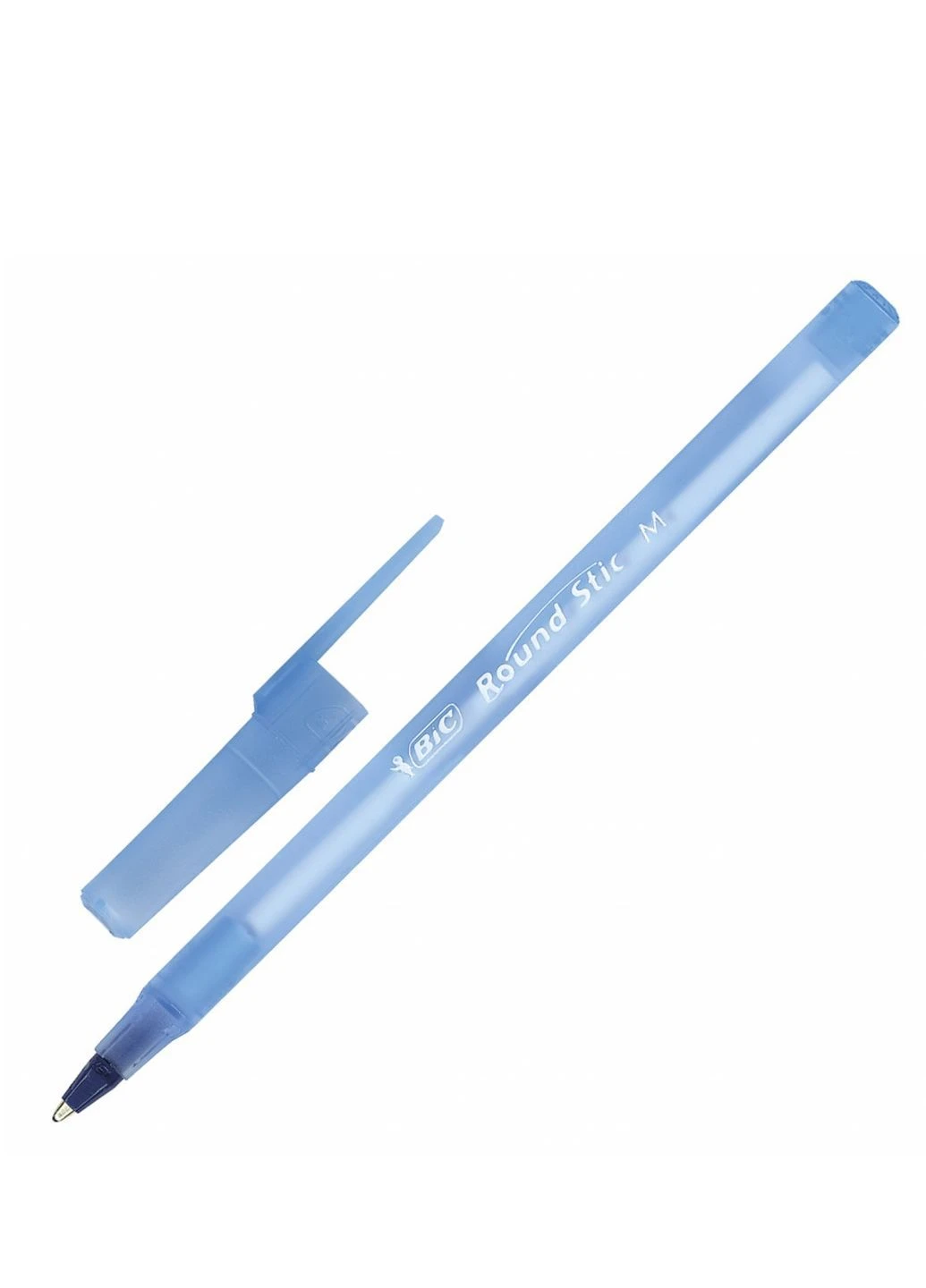 Ручка кулькова Round Stic M Синій Bic (248071975)