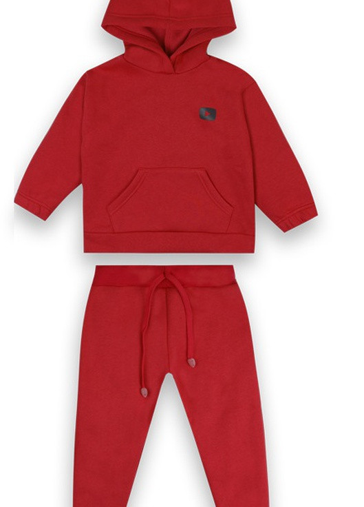 Красный зимний детский костюм для мальчика ks-21-102-1 *fun time* Габби