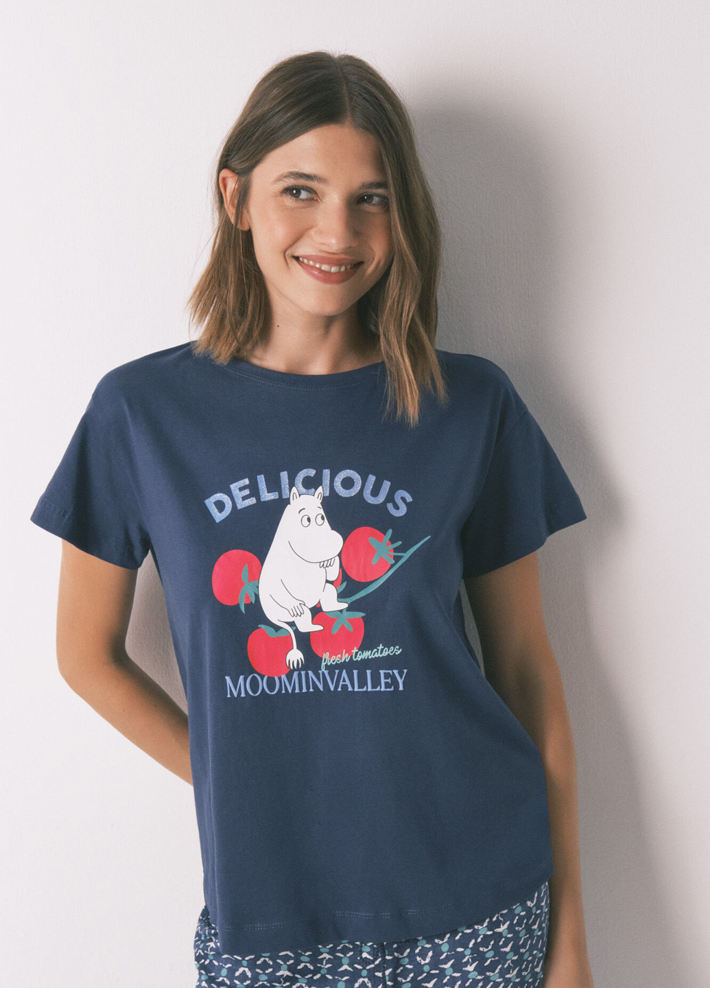 Синяя всесезон пижама (футболка, брюки) футболка + брюки Women'secret