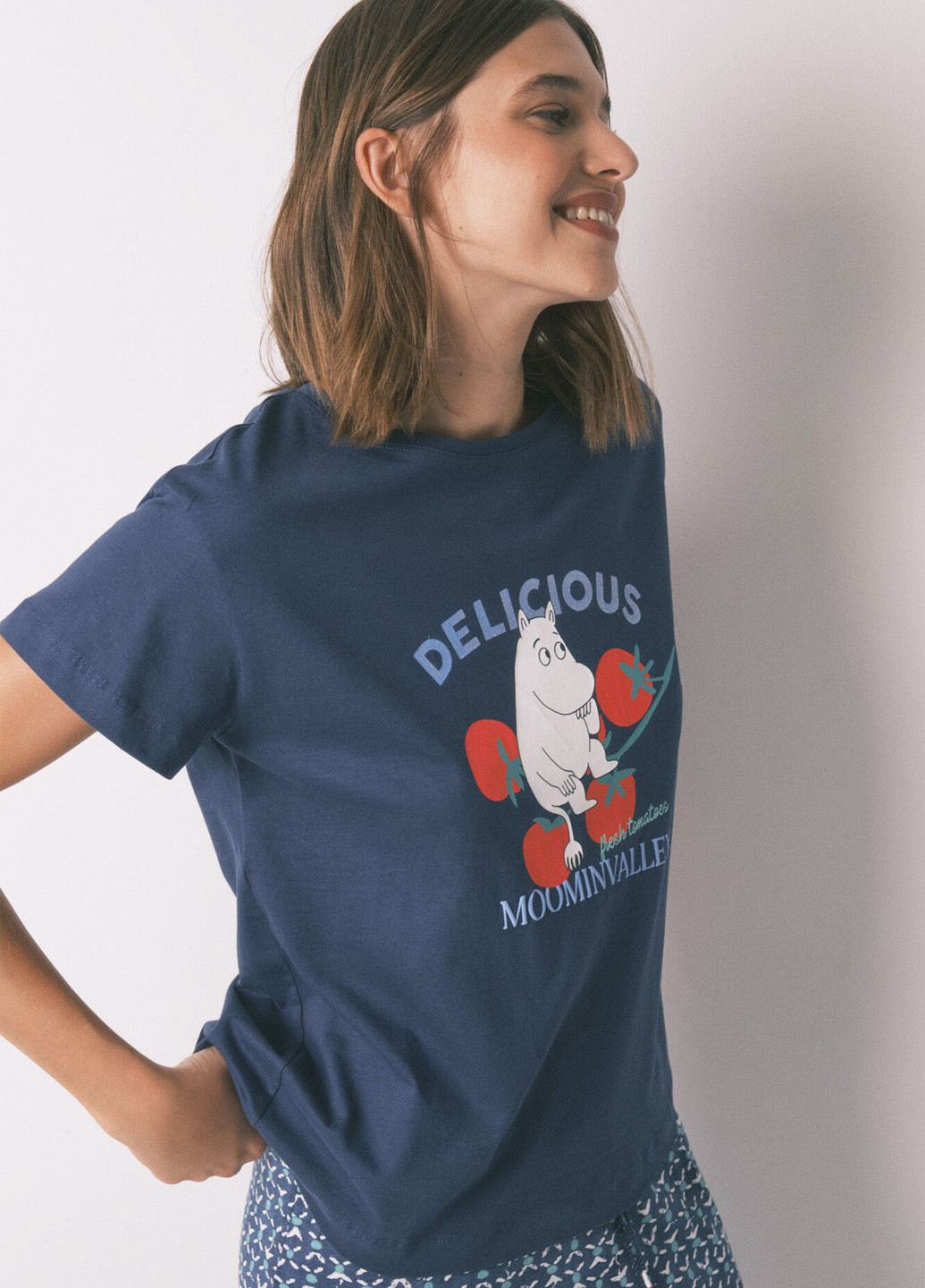 Синяя всесезон пижама (футболка, брюки) футболка + брюки Women'secret