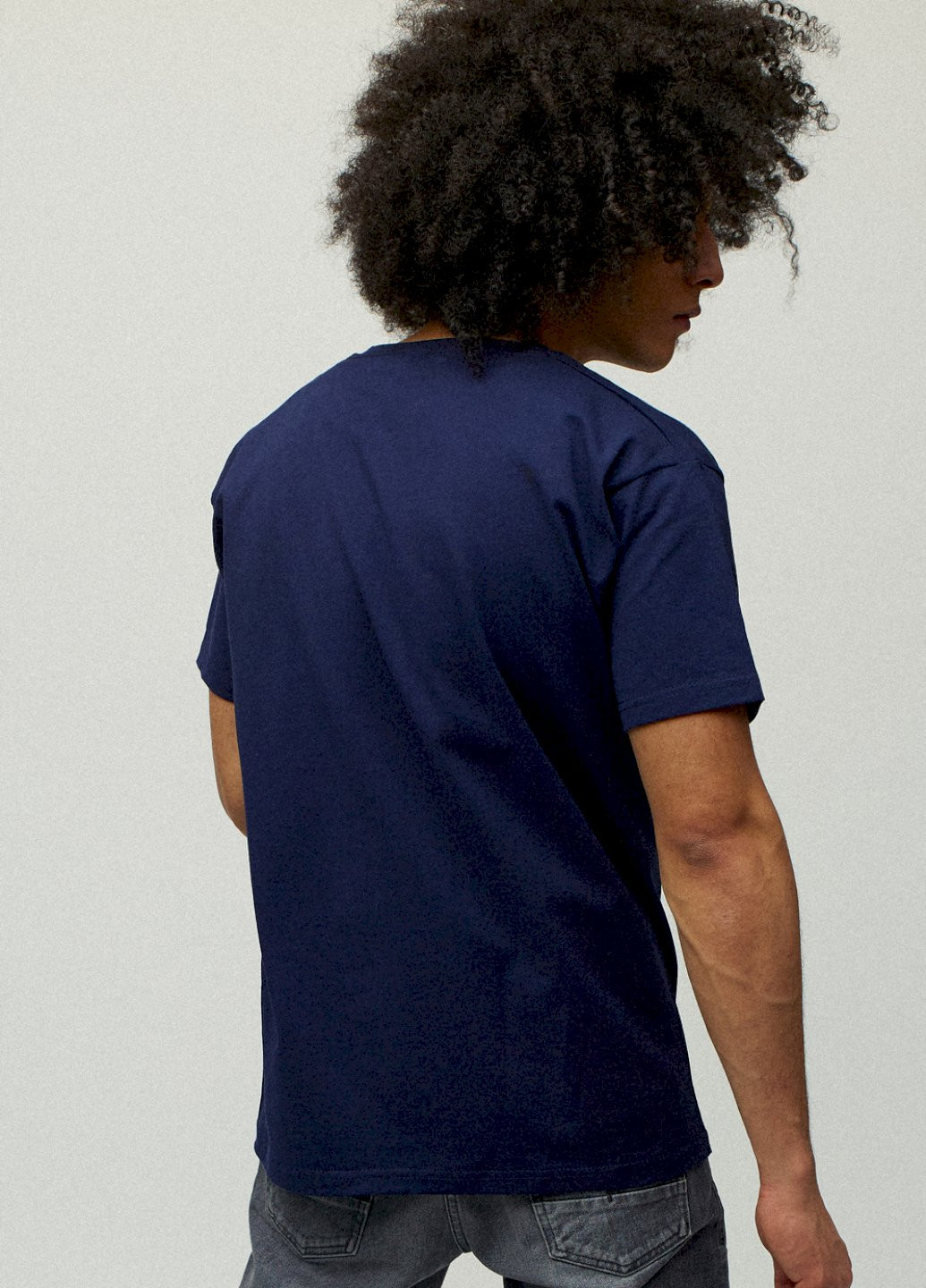 Темно-синя футболка чоловіча YAPPI