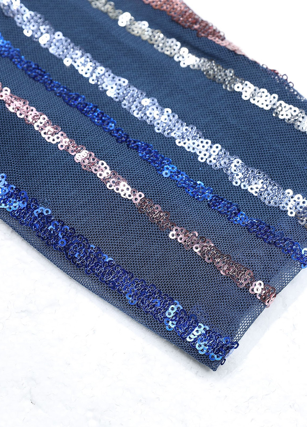 Синя вечірня сукня з відкритими плечима SHEIN однотонна