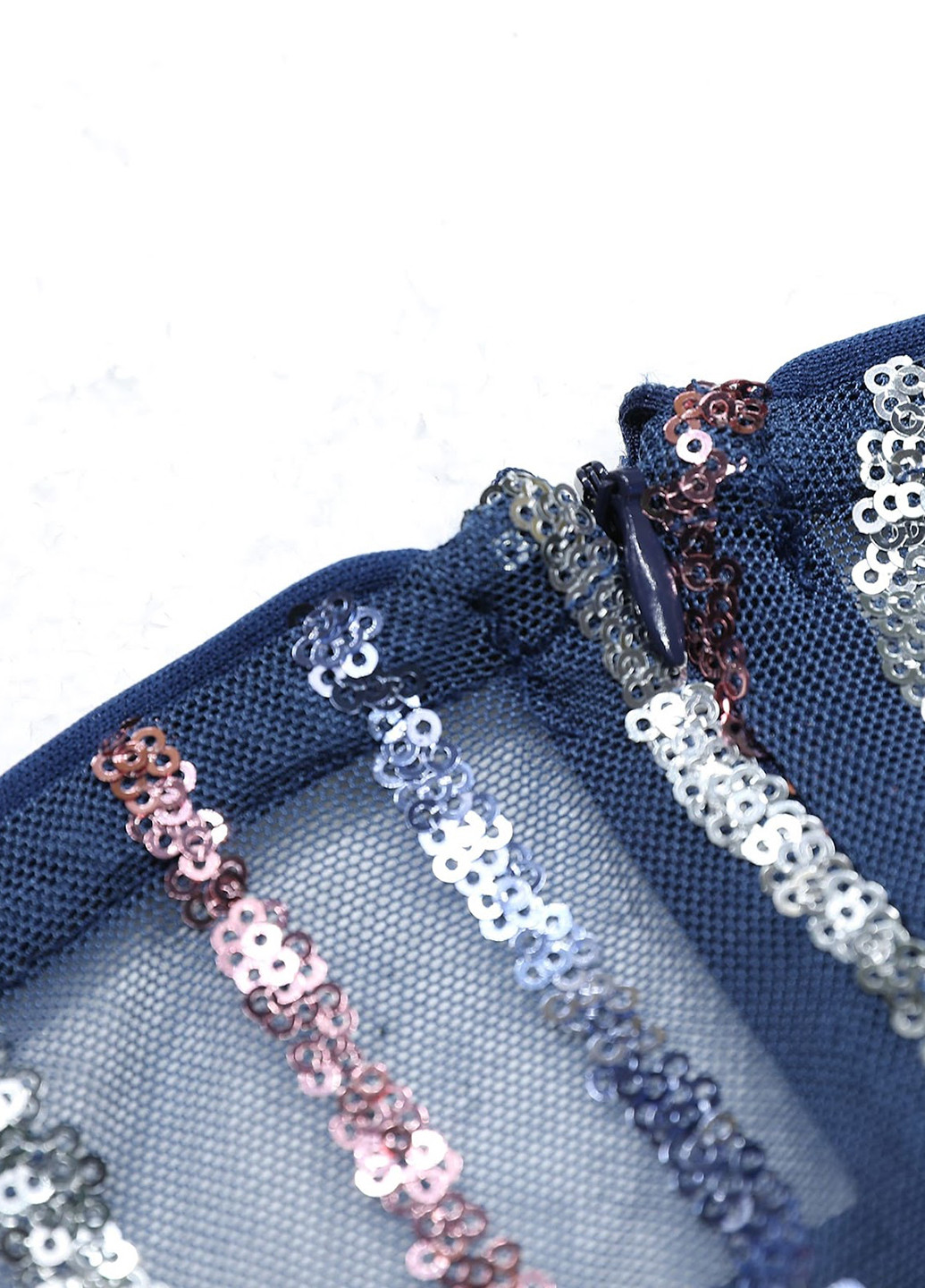 Синя вечірня сукня з відкритими плечима SHEIN однотонна