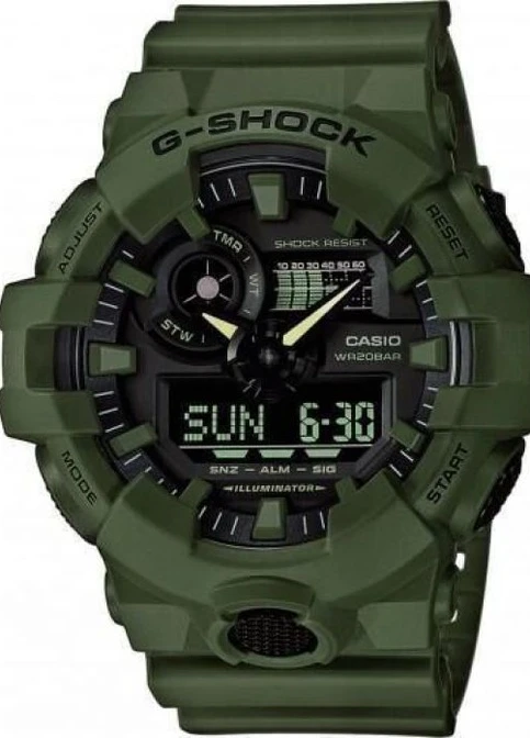 Чоловічі Годинники GA-700UC-3AER кварцові спортивні Casio (226691257)