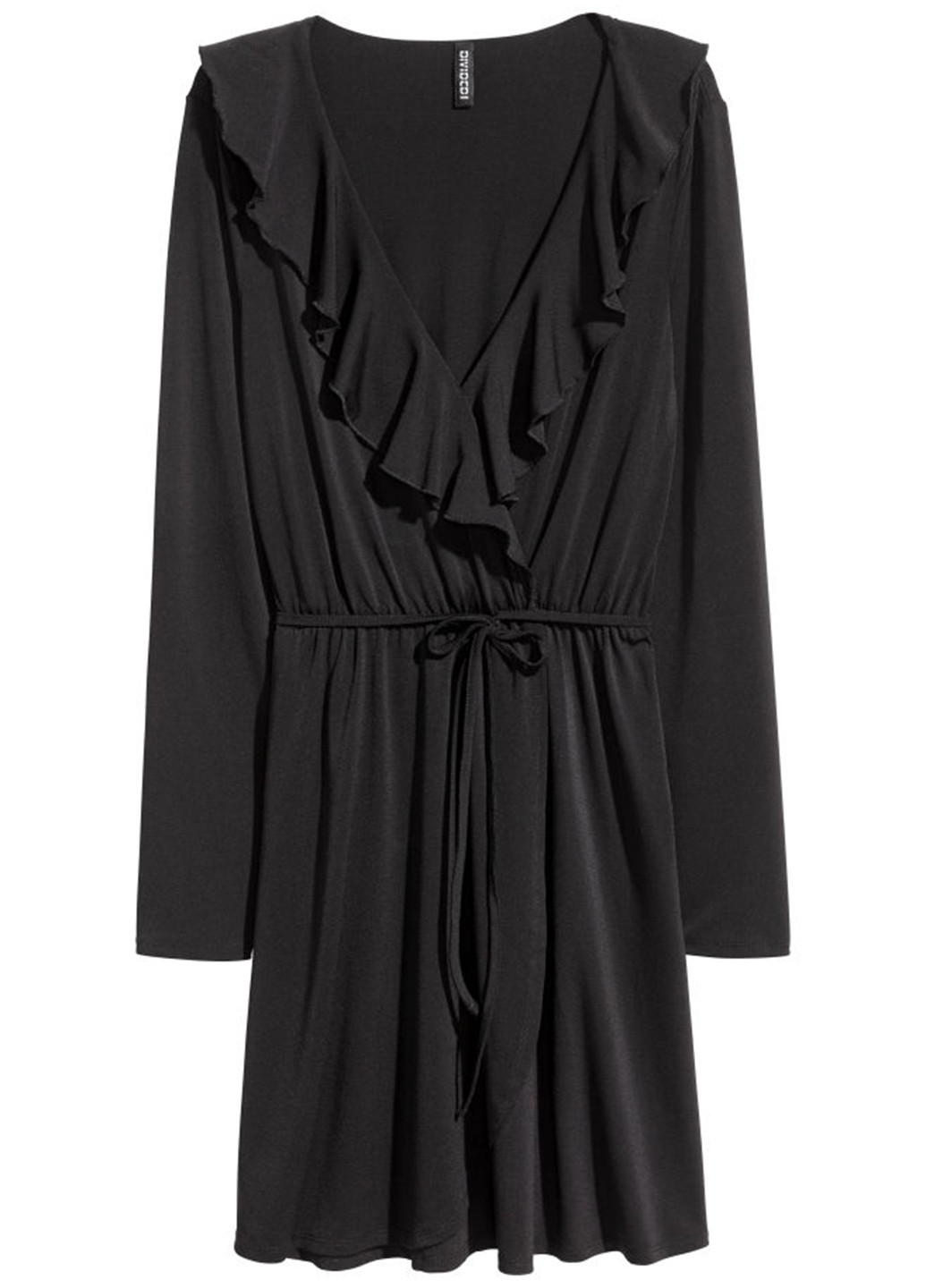 Черное кэжуал платье Divided by H&M однотонное