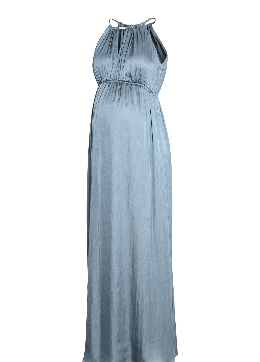 Світло-синя вечірня плаття для вагітних H&M однотонна