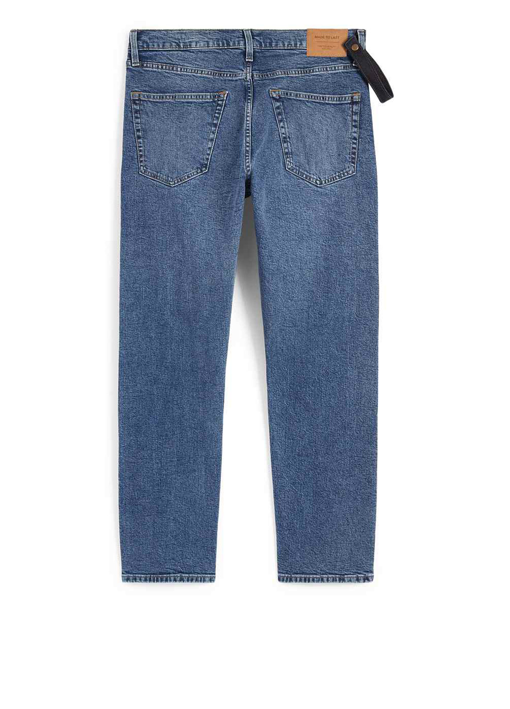 Синие демисезонные зауженные джинсы C&A